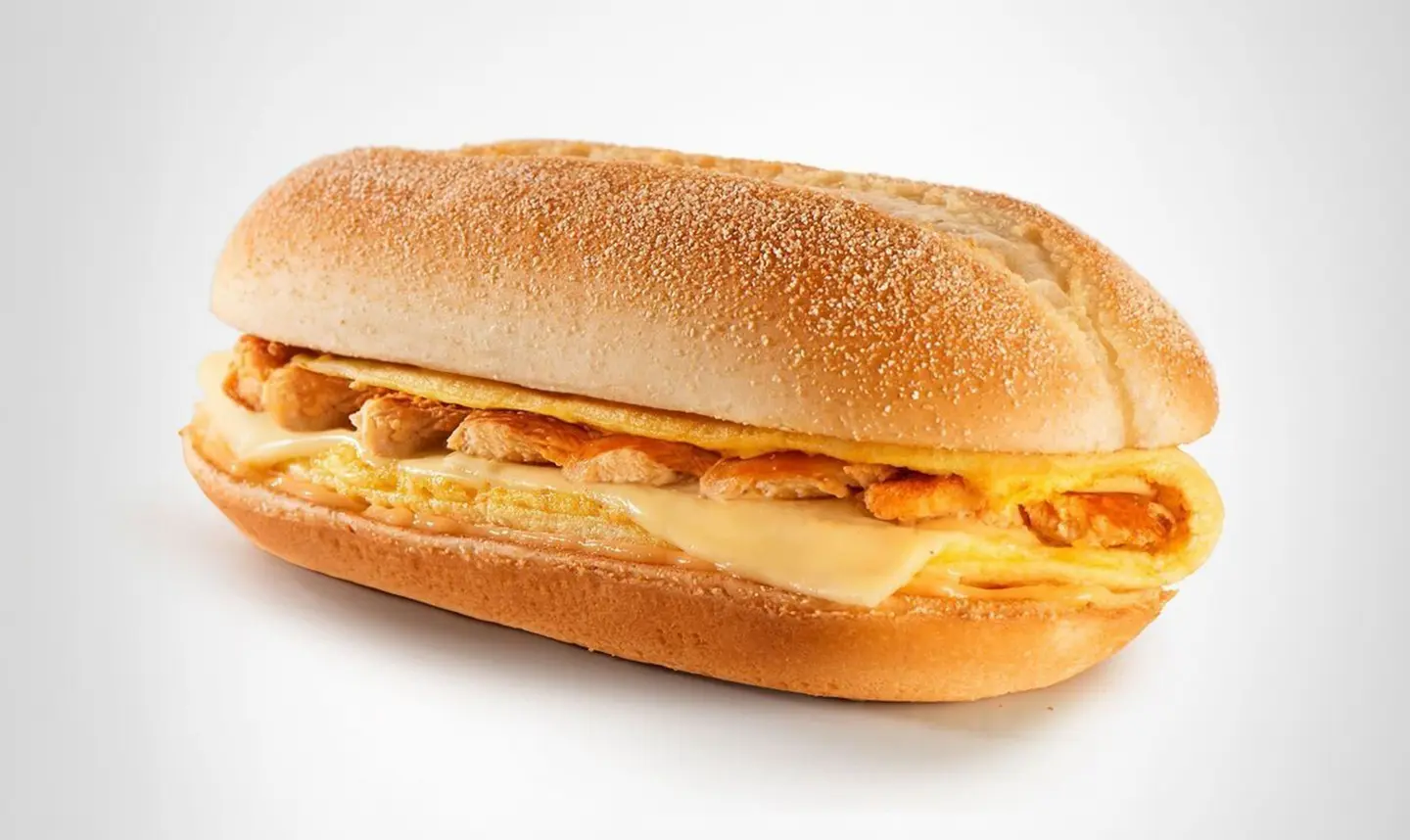 Egg Sandwich With Chicken And Cheese