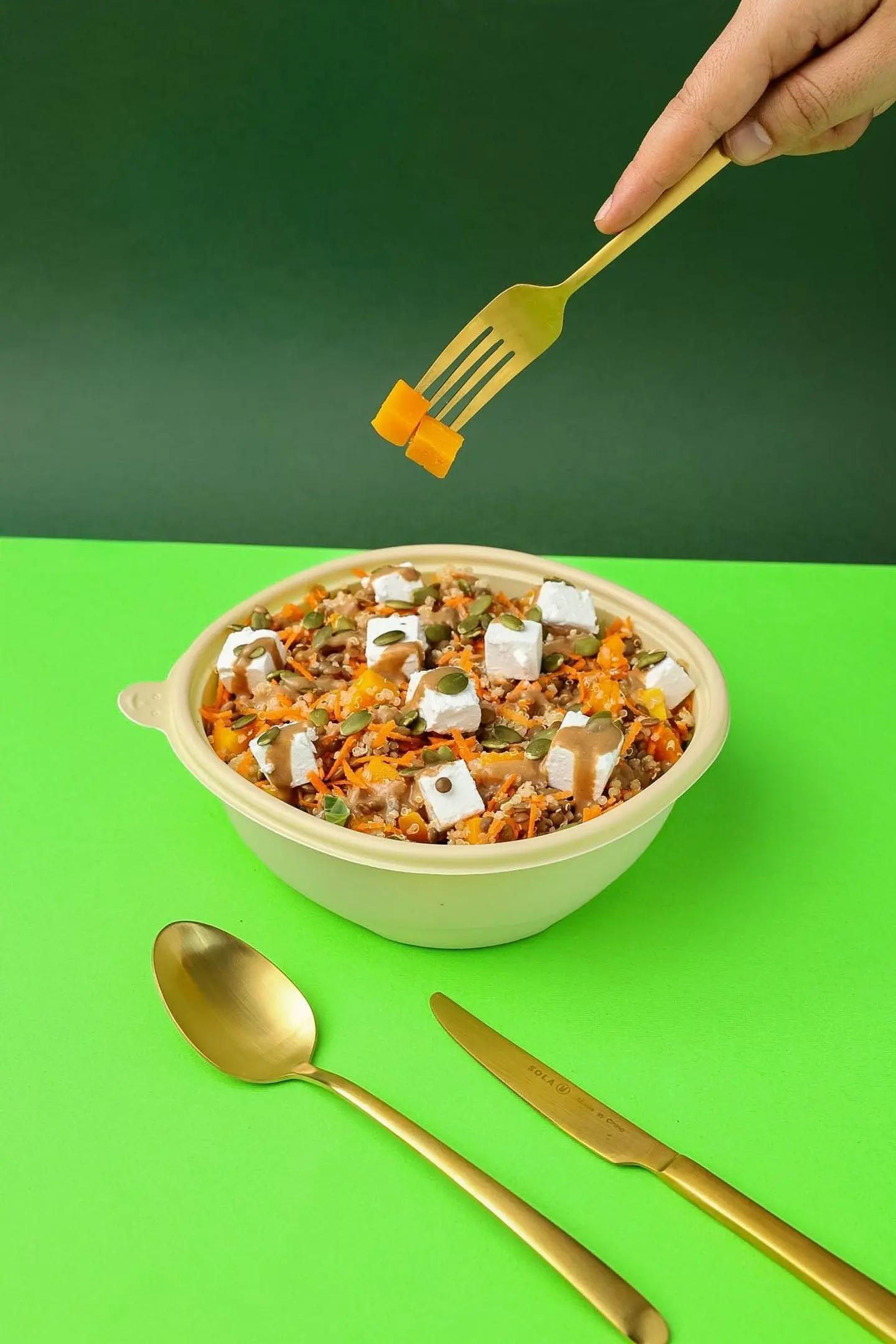 Kale With Pumpkin