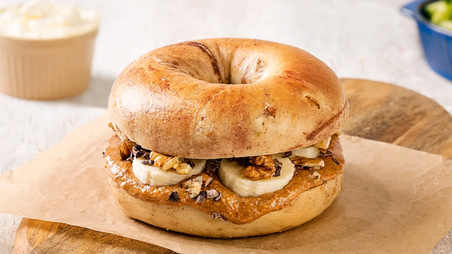 Almond Butter Bagel