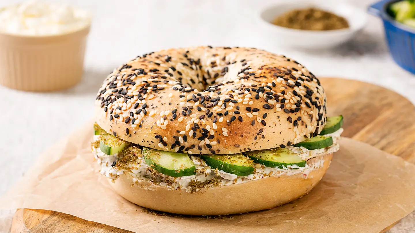 Labneh & Zaatar Bagel