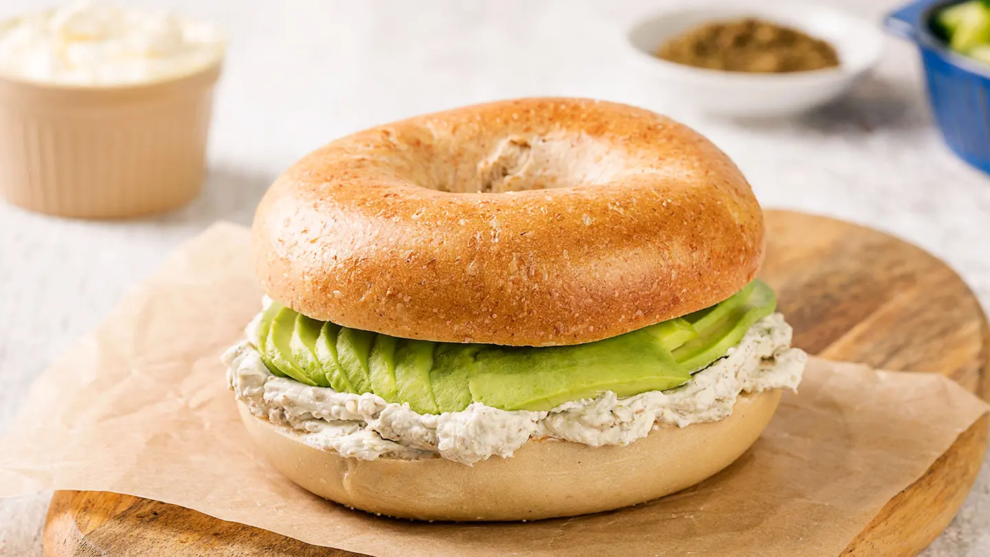 Creamy Zaatar Bagel