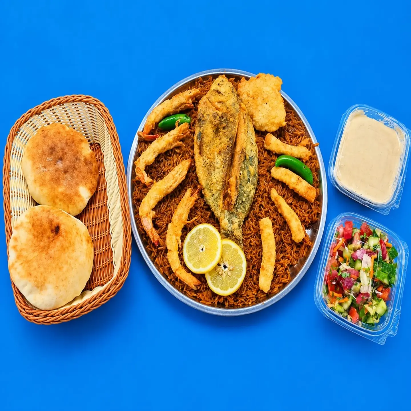 وجبة بلطى مقلى بهيج