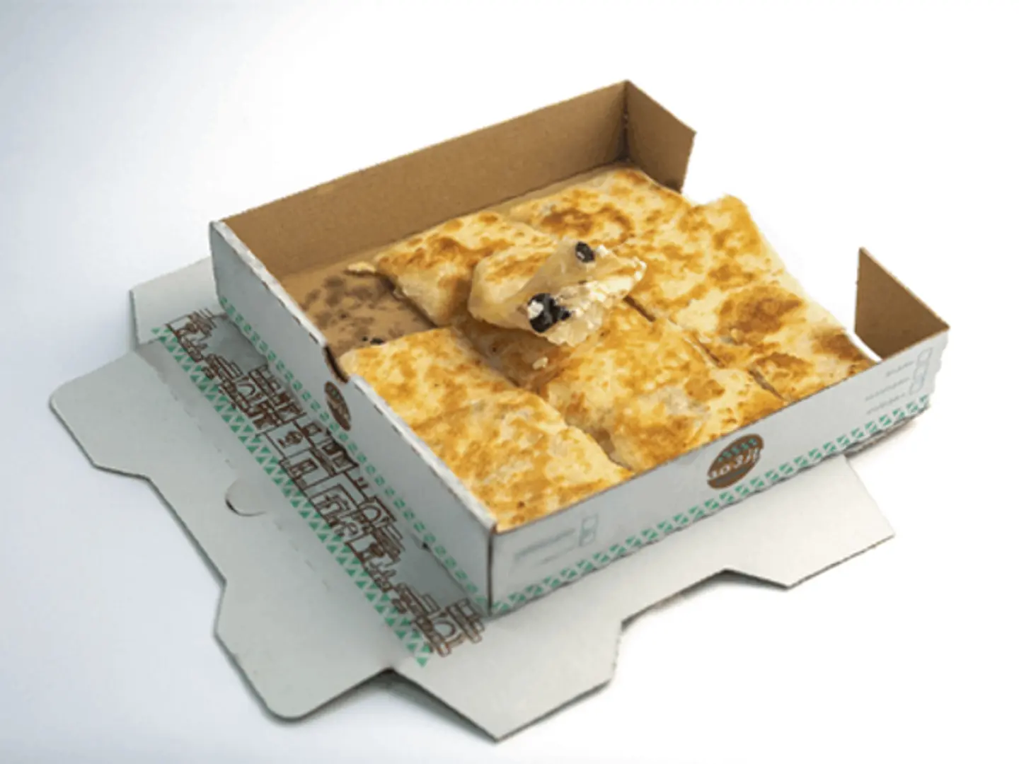 White Cheese With Olives Mutabbaq