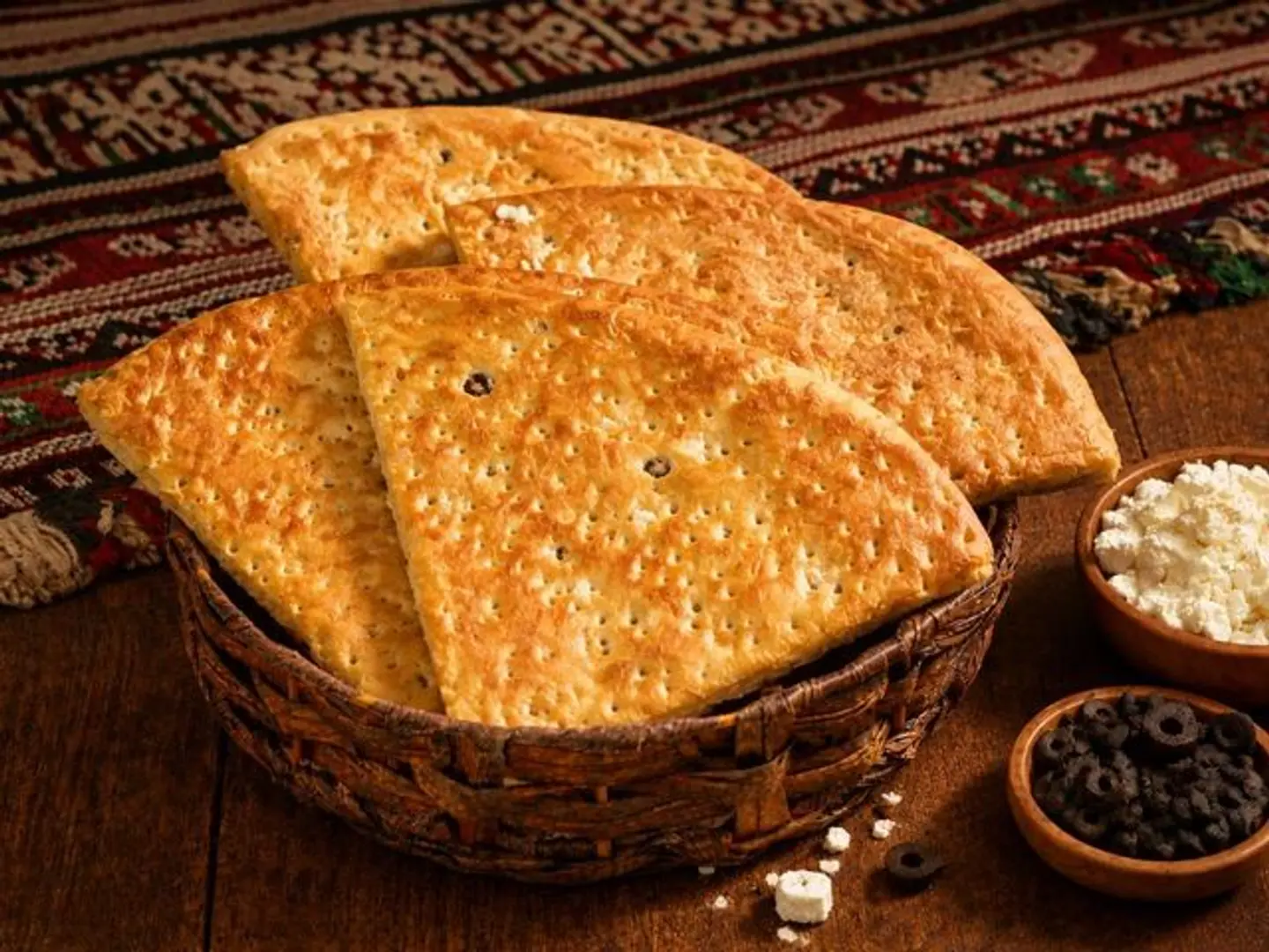 White Cheese With Olives Tamees