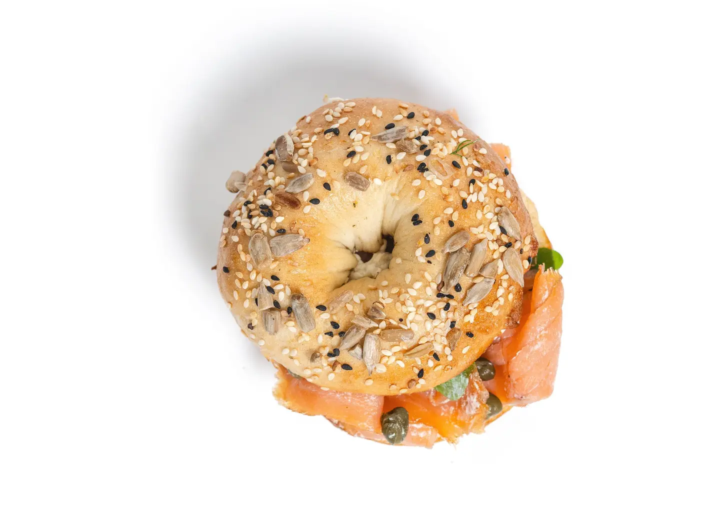 Bagel Box - Bagel With Cream Cheese & Salmon