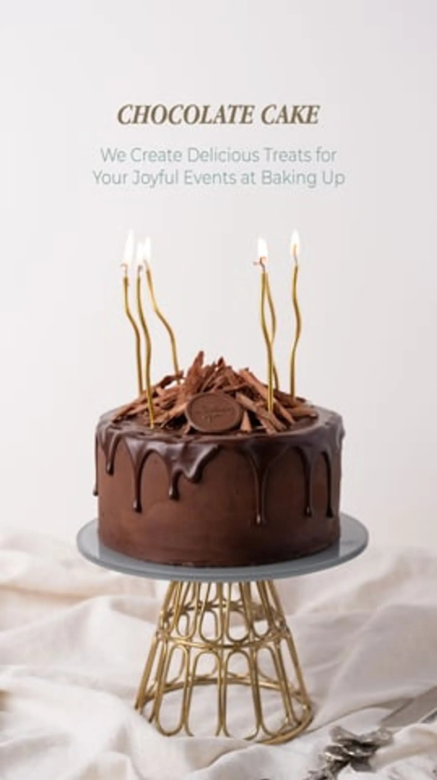 Midnight Bloom Cake