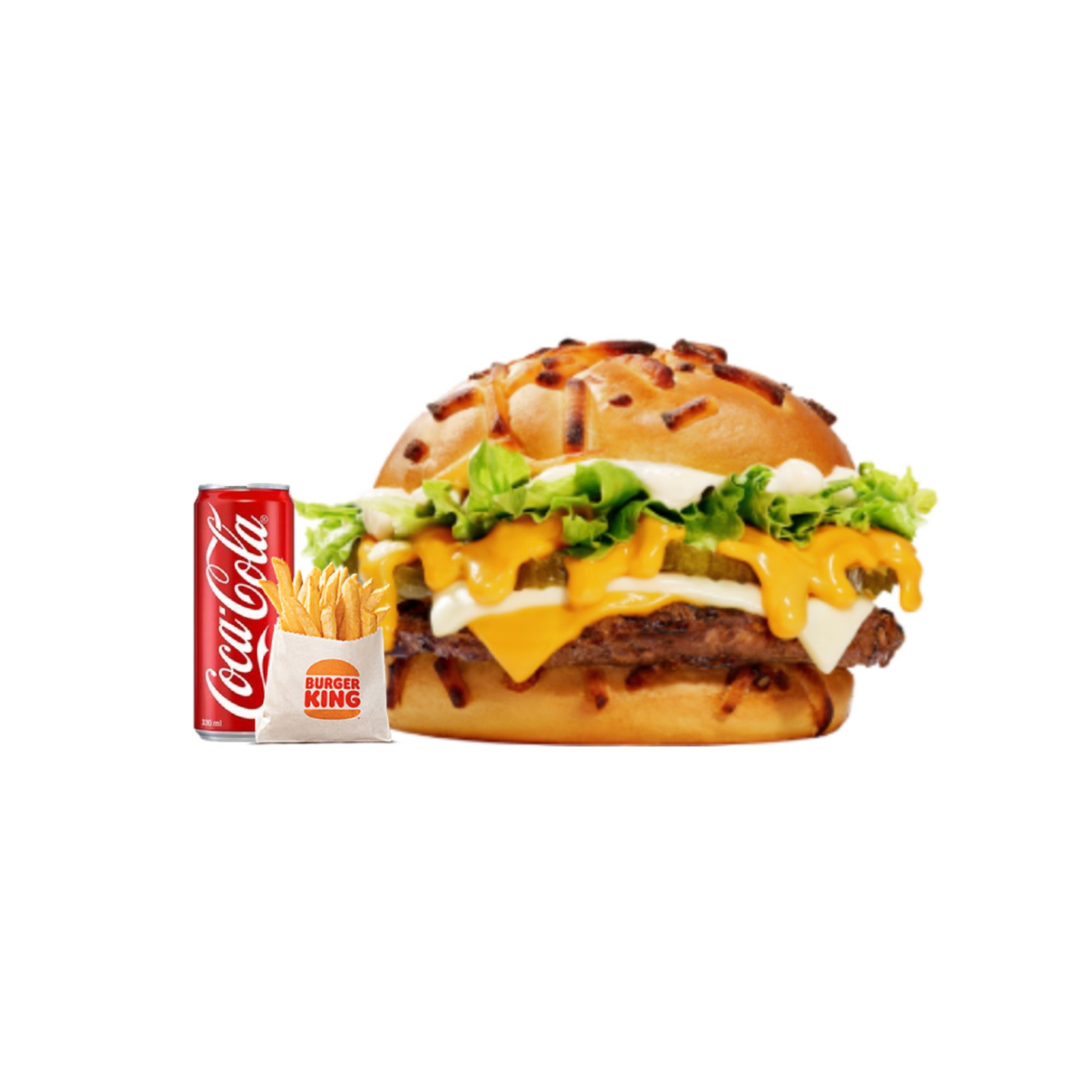 Cheese Storm Burger Meal Large - Cheese Storm Burger