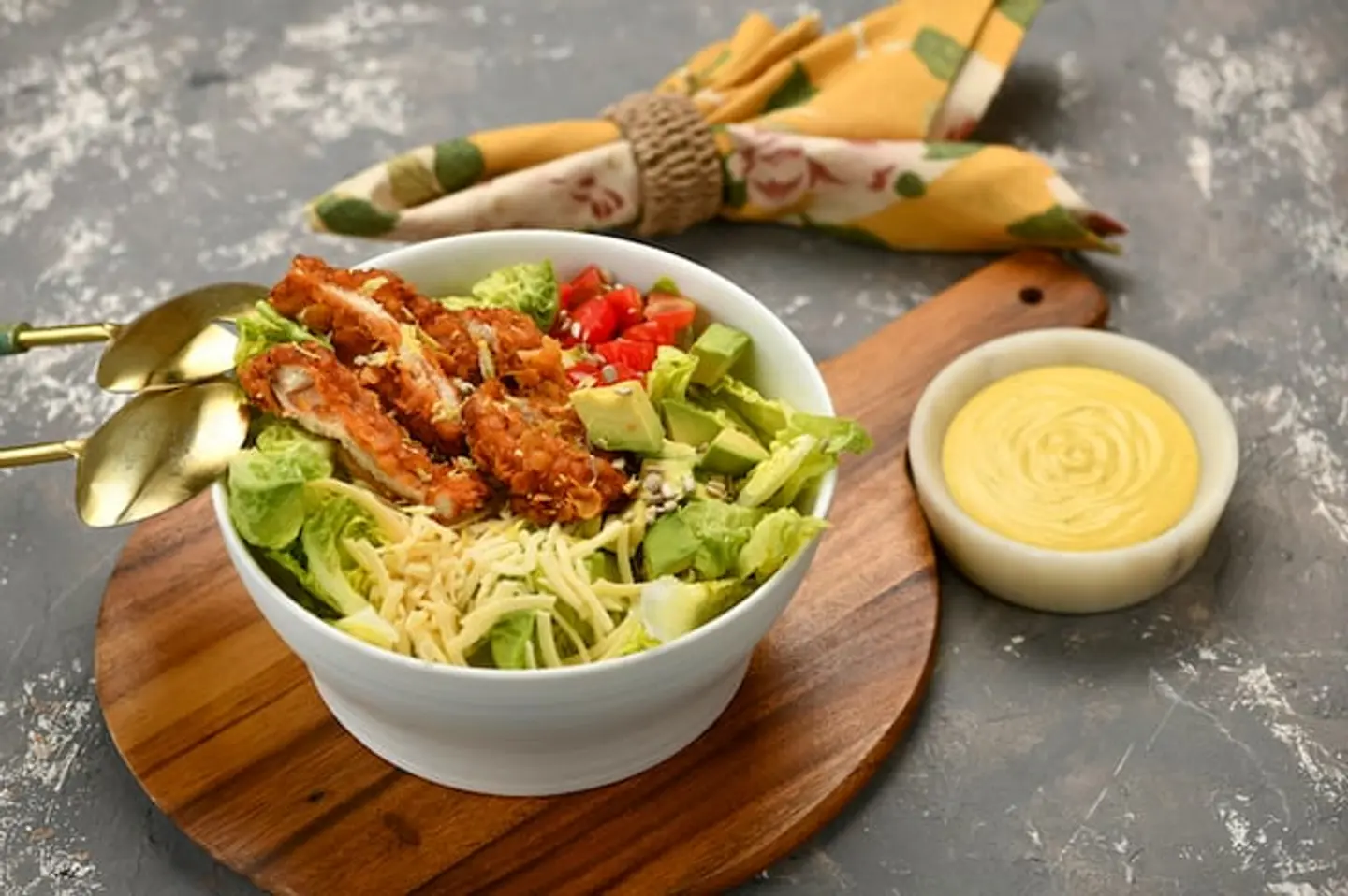 Gf Avo Escalope Caesar Salad