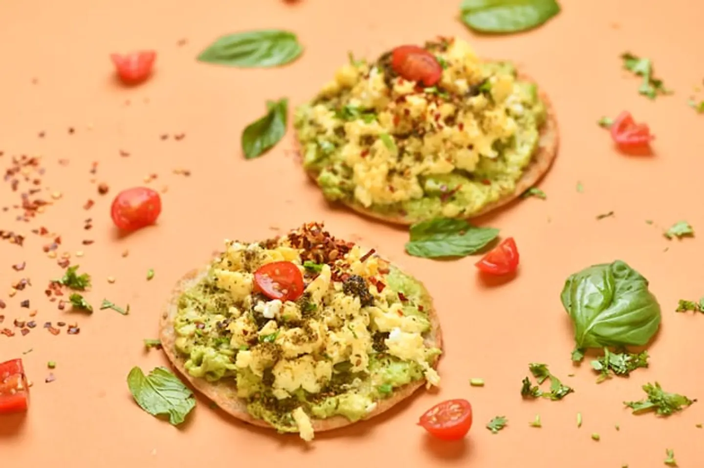 Gf Keto Egg Avo Flat Bread