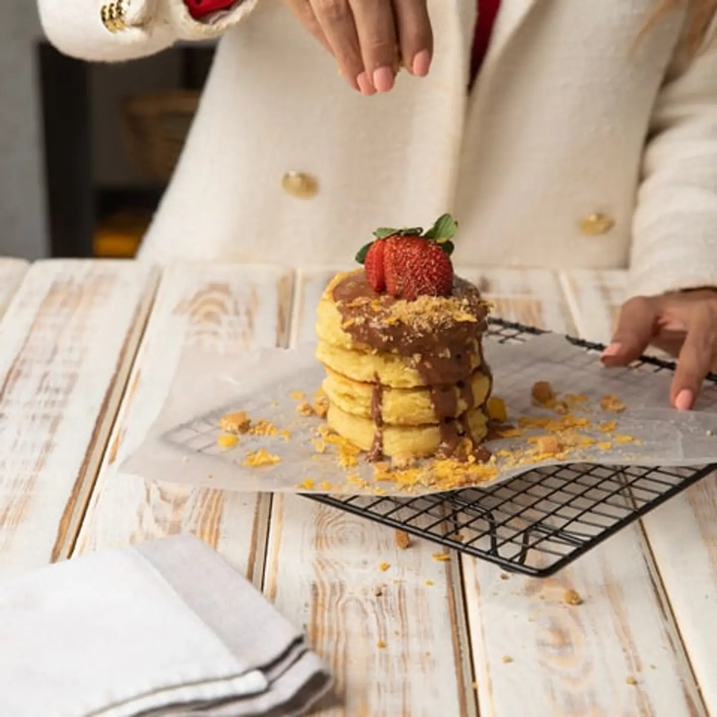 Keto Crunchy Pancake