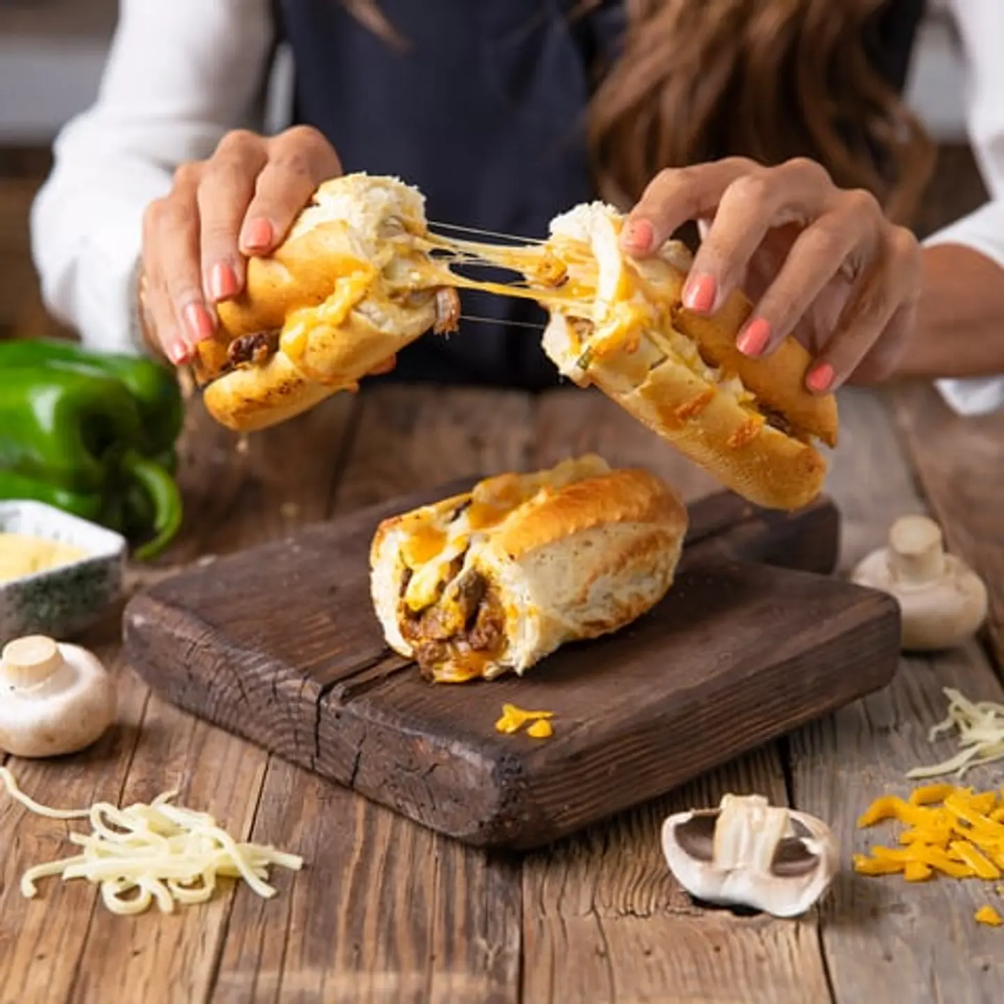 Mozo Ched Steak Sandwich