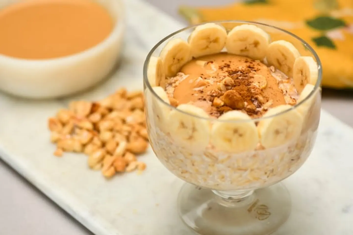 Banan Peanut Butter Oatmeal