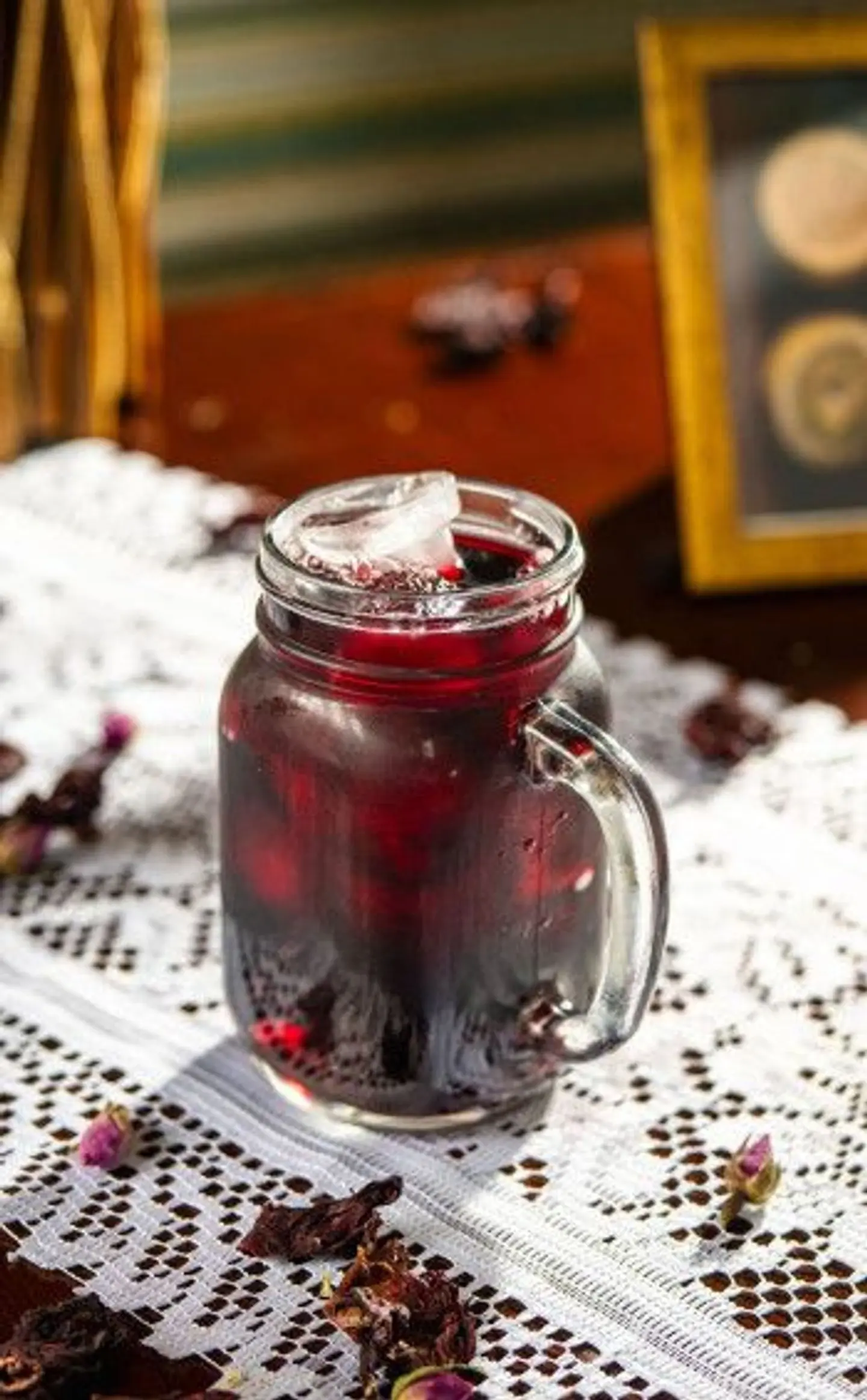 Homemade Rose Karkadeh