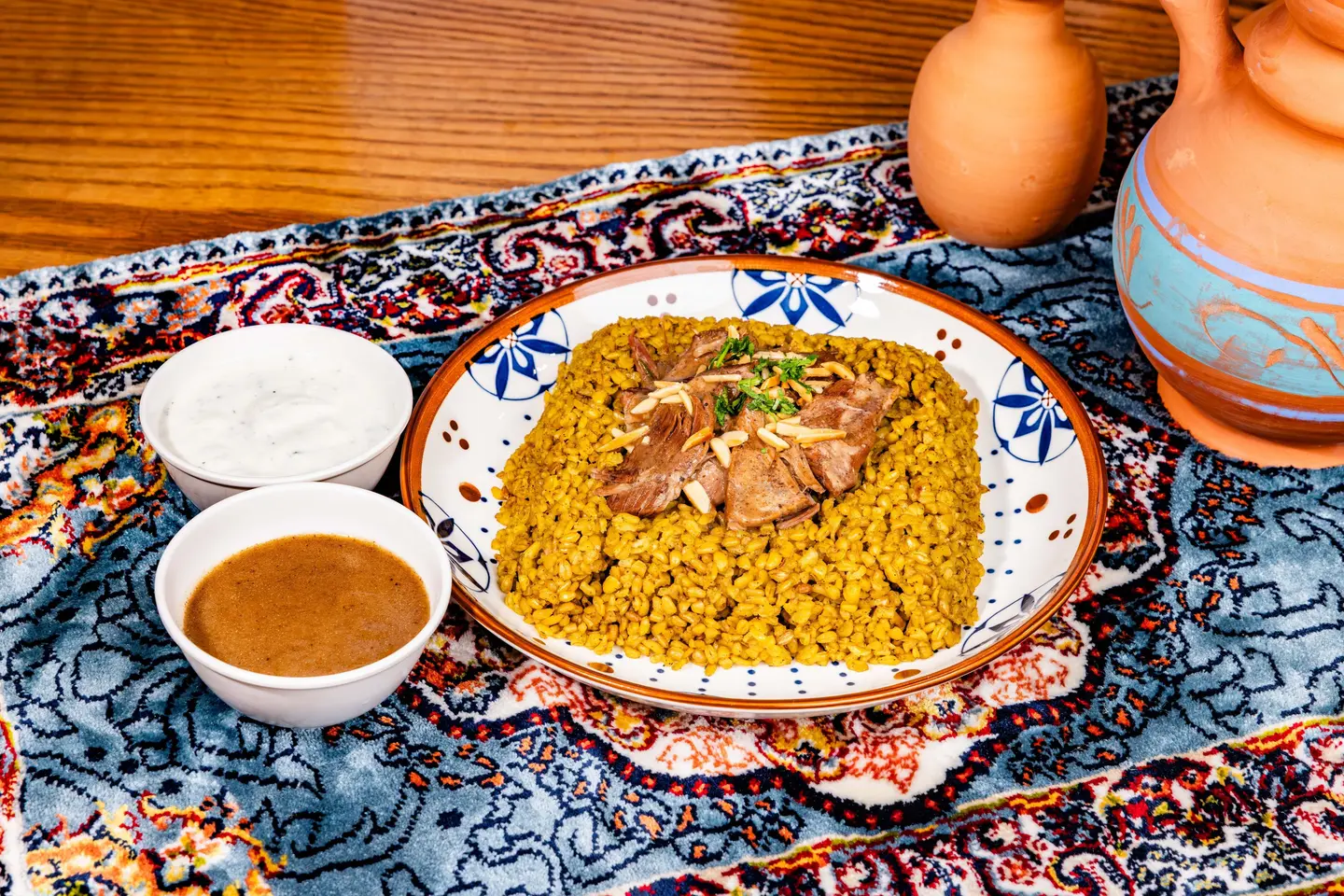 Freekeh With Meat Lamb