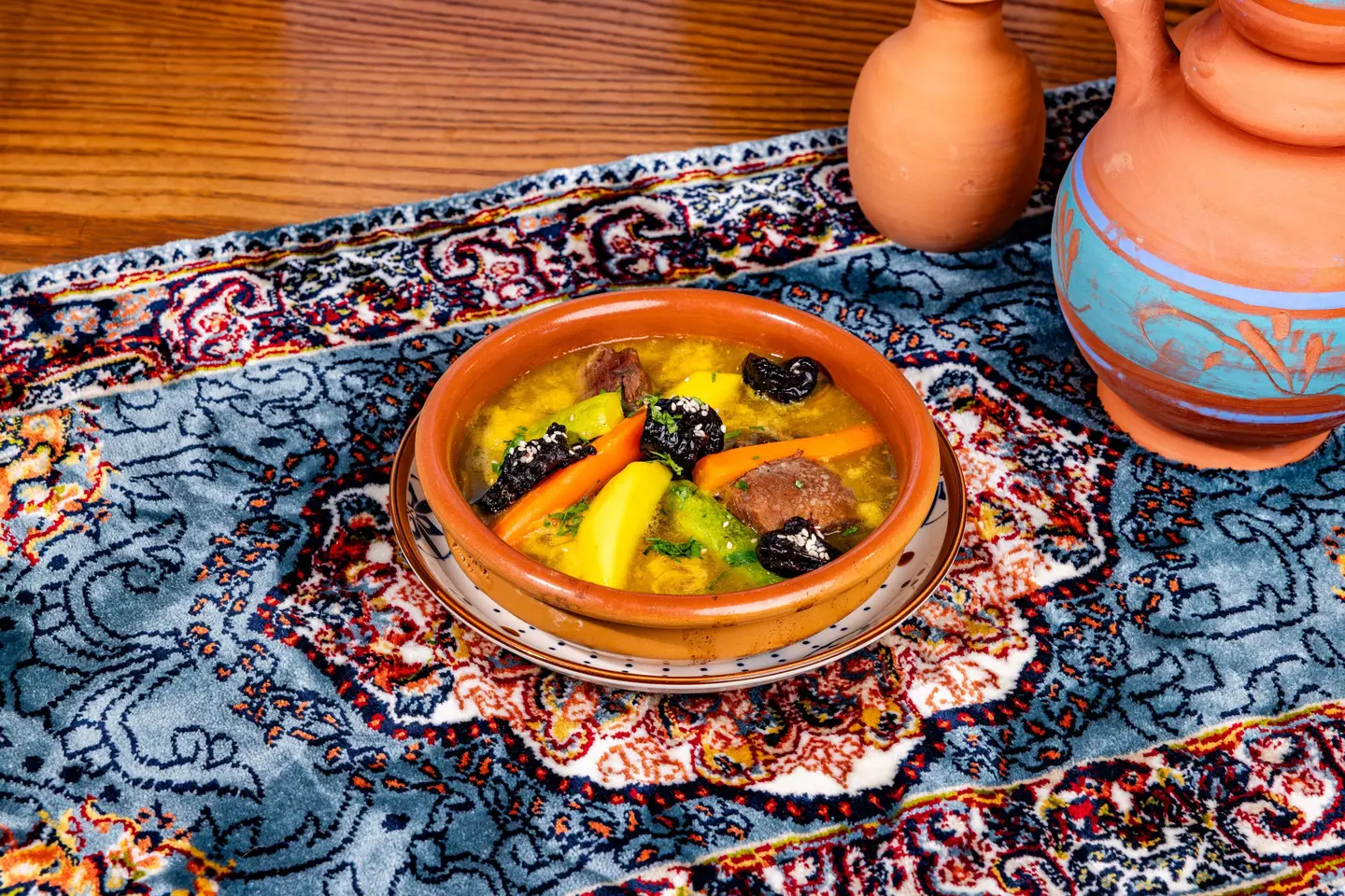 Tajin Lahem Bel Fakhara (Barkouk)