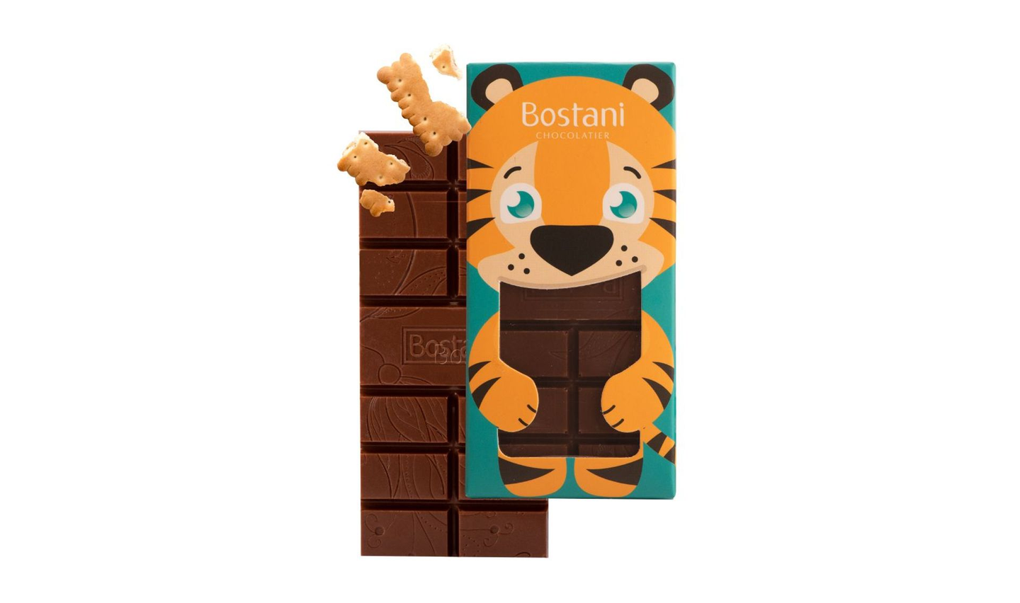 Kids Milk Chocolate Bar With Biscuit – 35 G