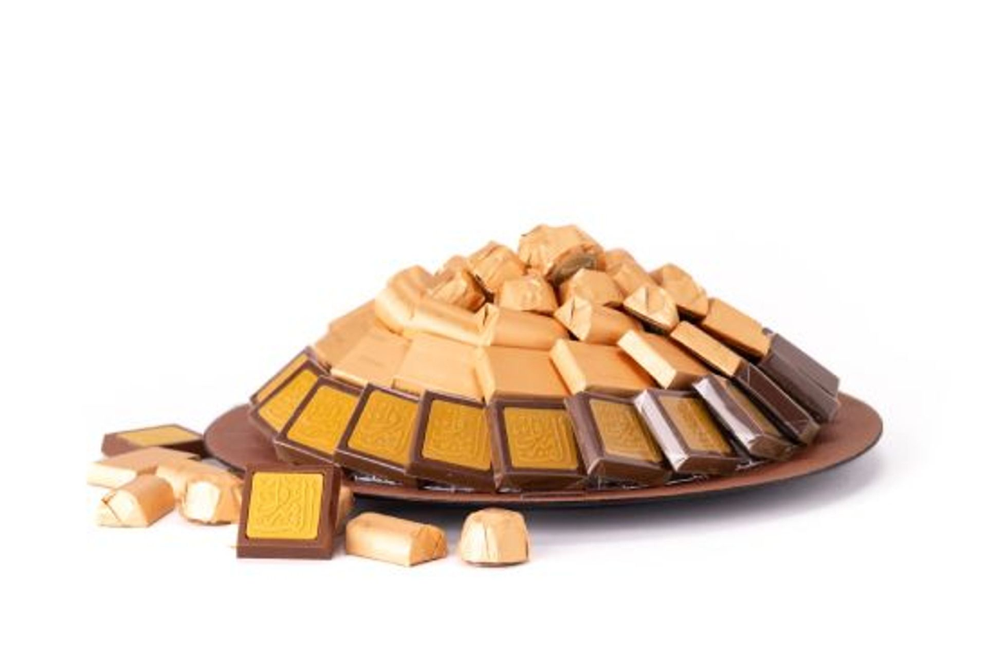 Congratulations Brown Small Leather Tray