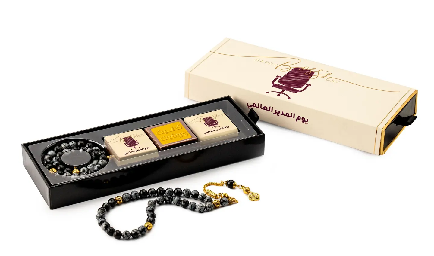Black Rosary For Boss Day– 3 Pcs