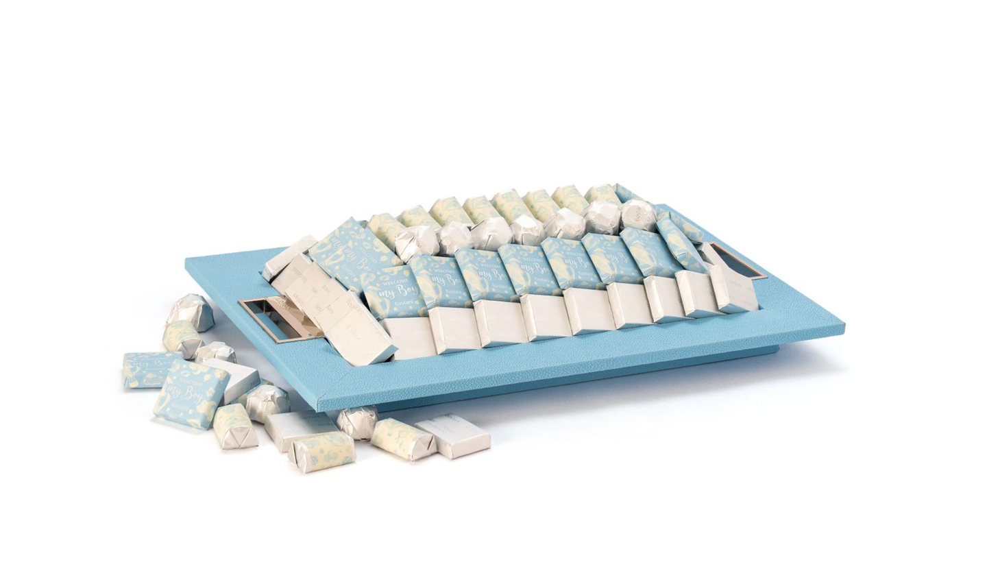 Welcome My Boy Baby Rectangular Tray 930g