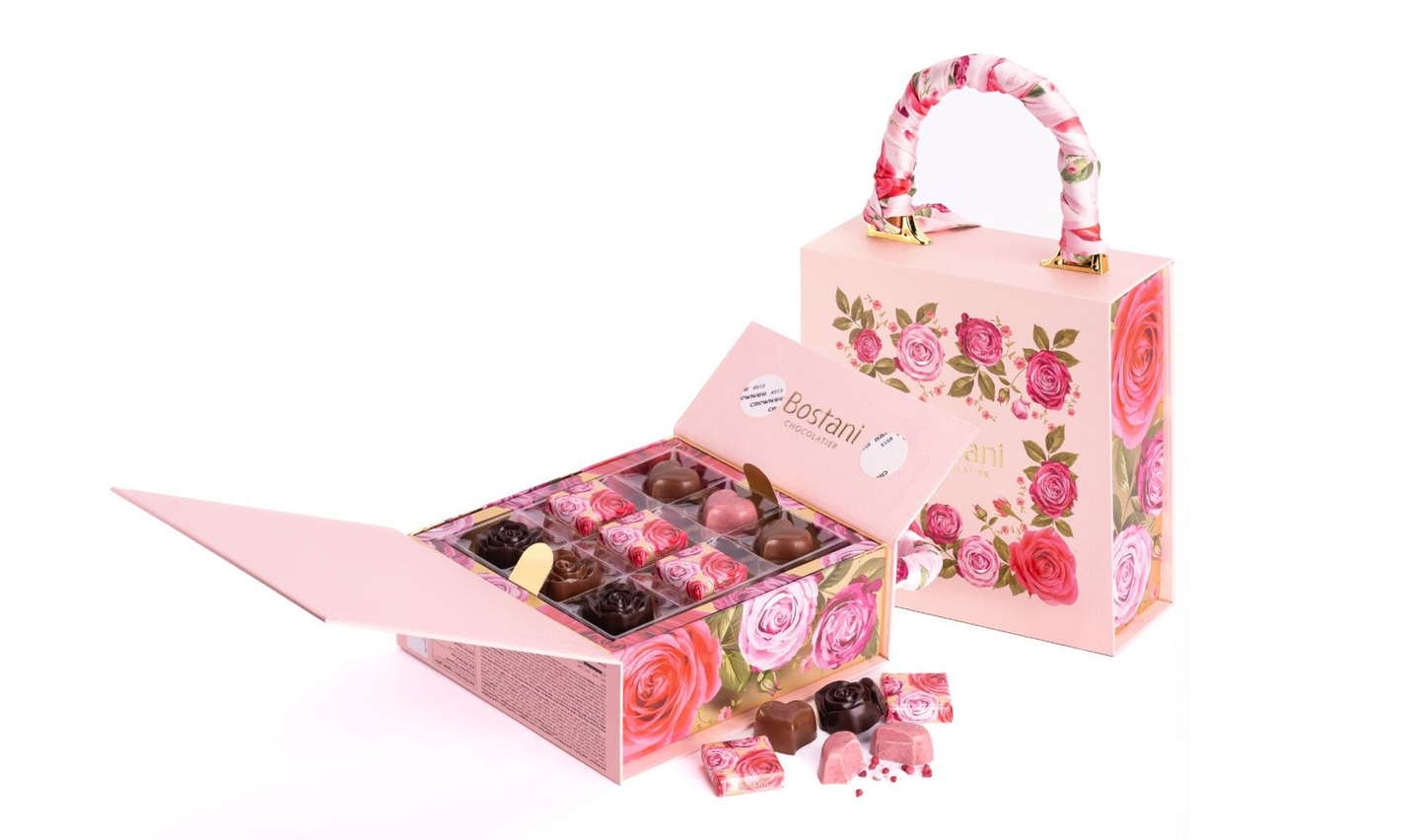 Rose Bag Chocolate Box – 18 Pcs