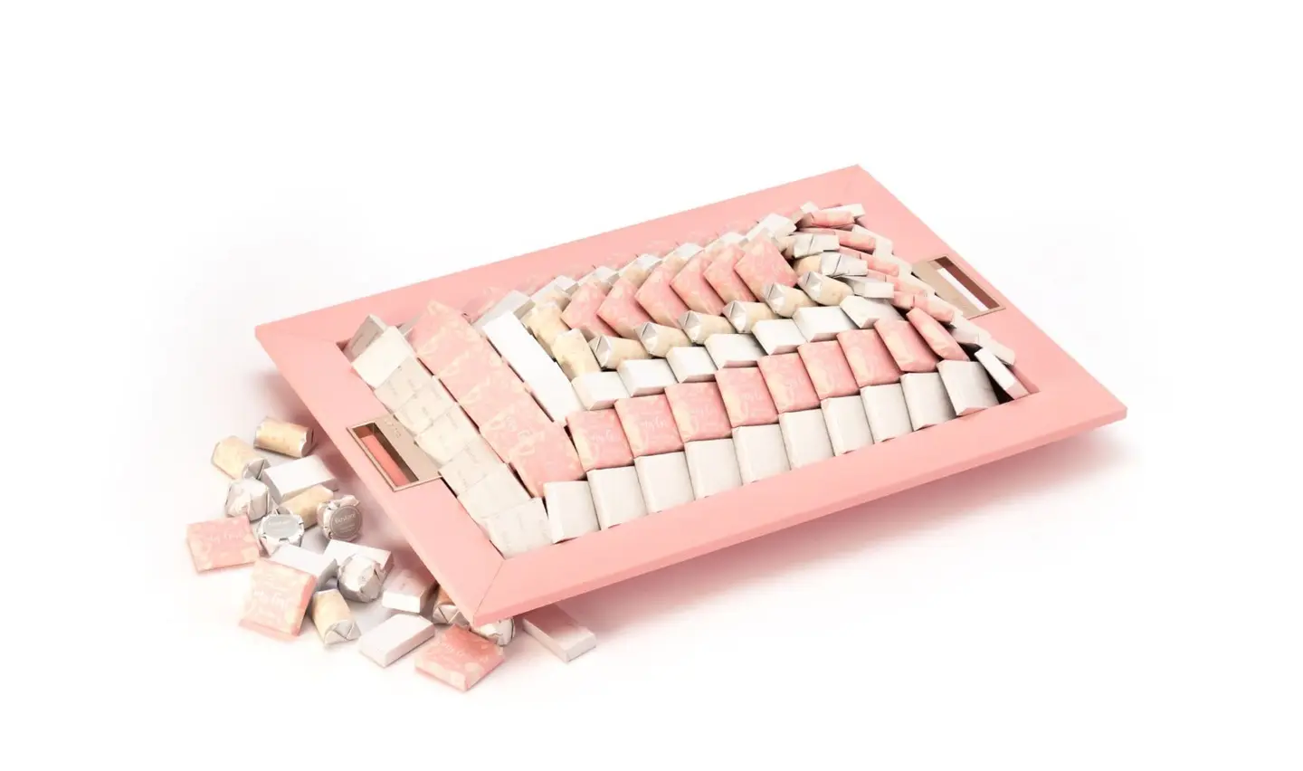 Welcome My Girl Baby Rectangular Tray 1740g