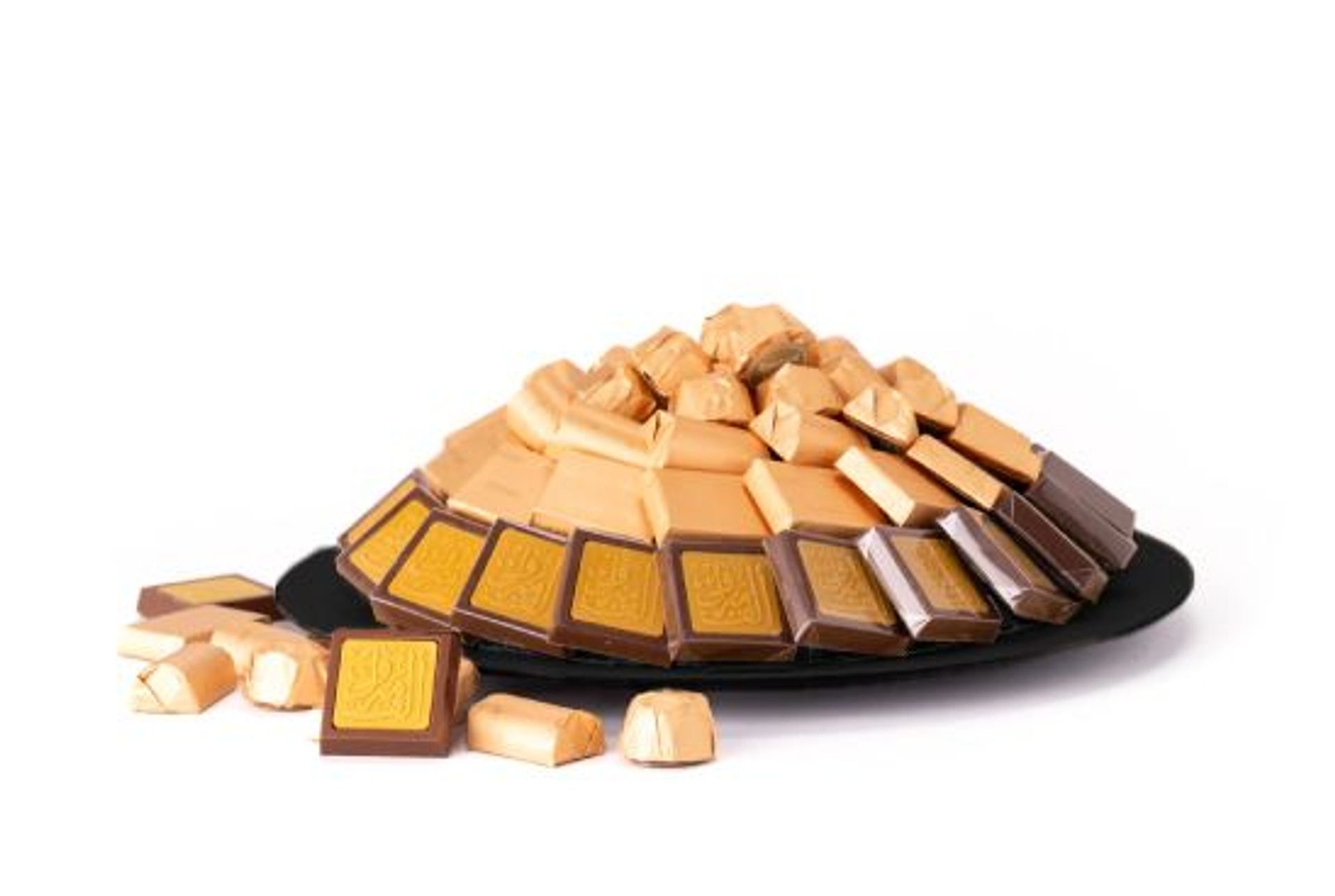 Congratulations Black Small Leather Tray