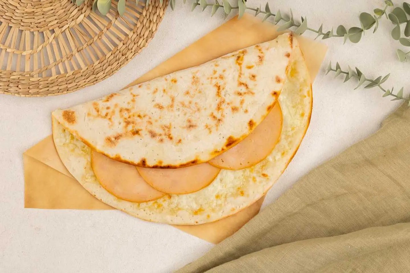Turkey & Cheese Manakeesh