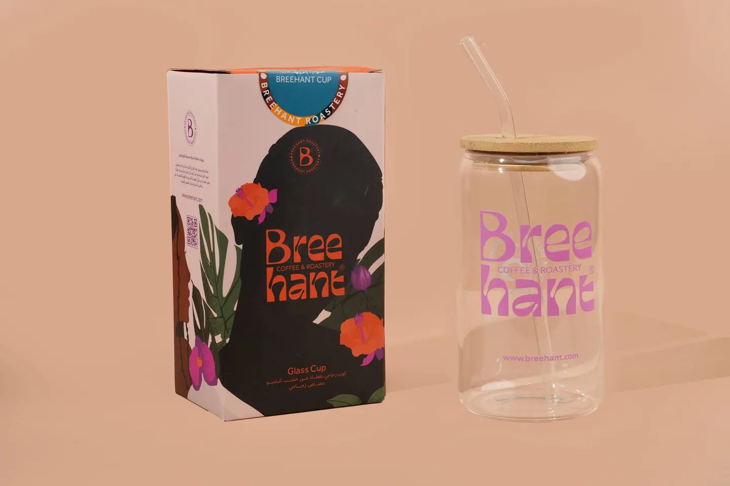 Glass Cup Breehant Identity