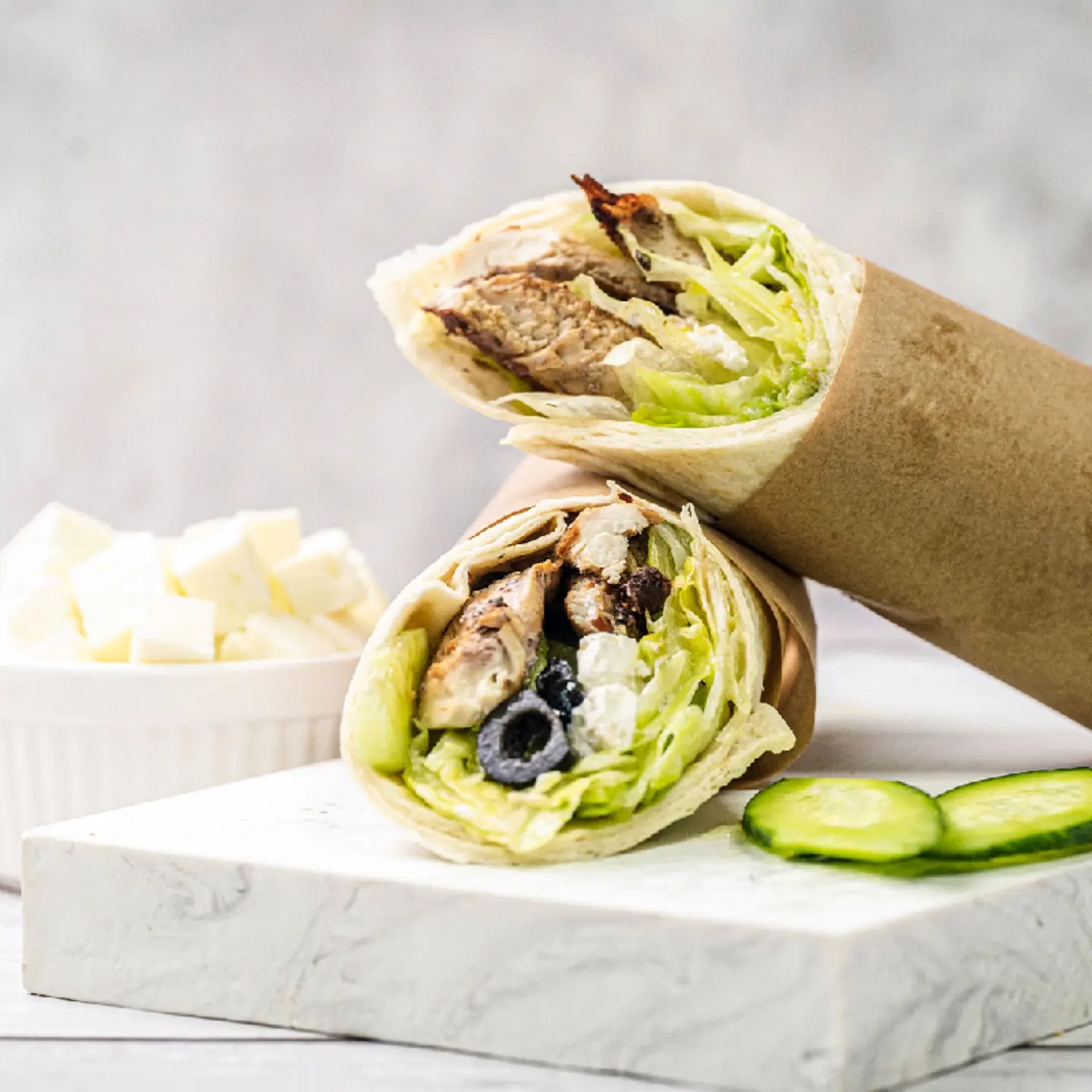 Greek Chicken Wrap