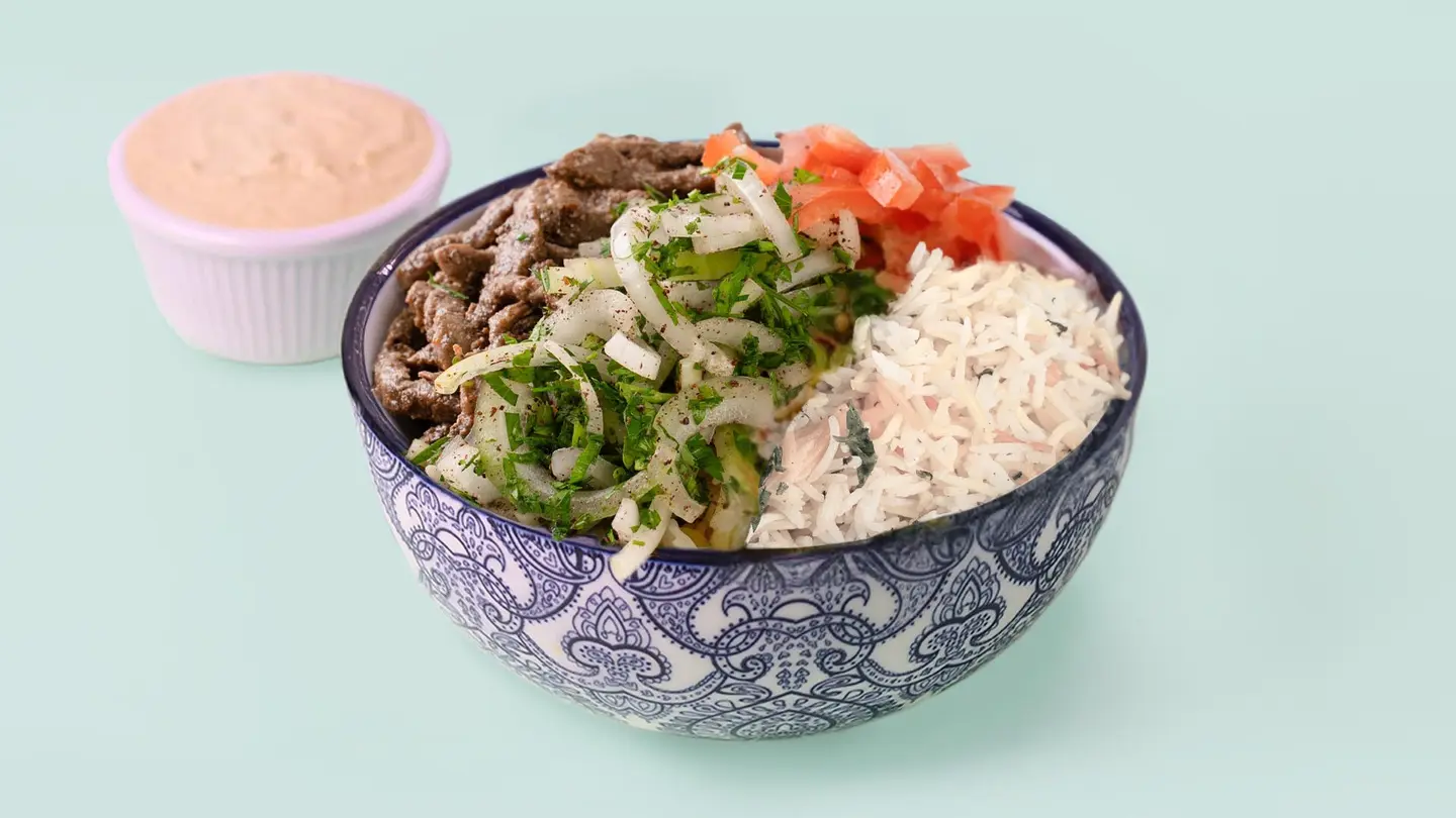 Tahini Steak Platter