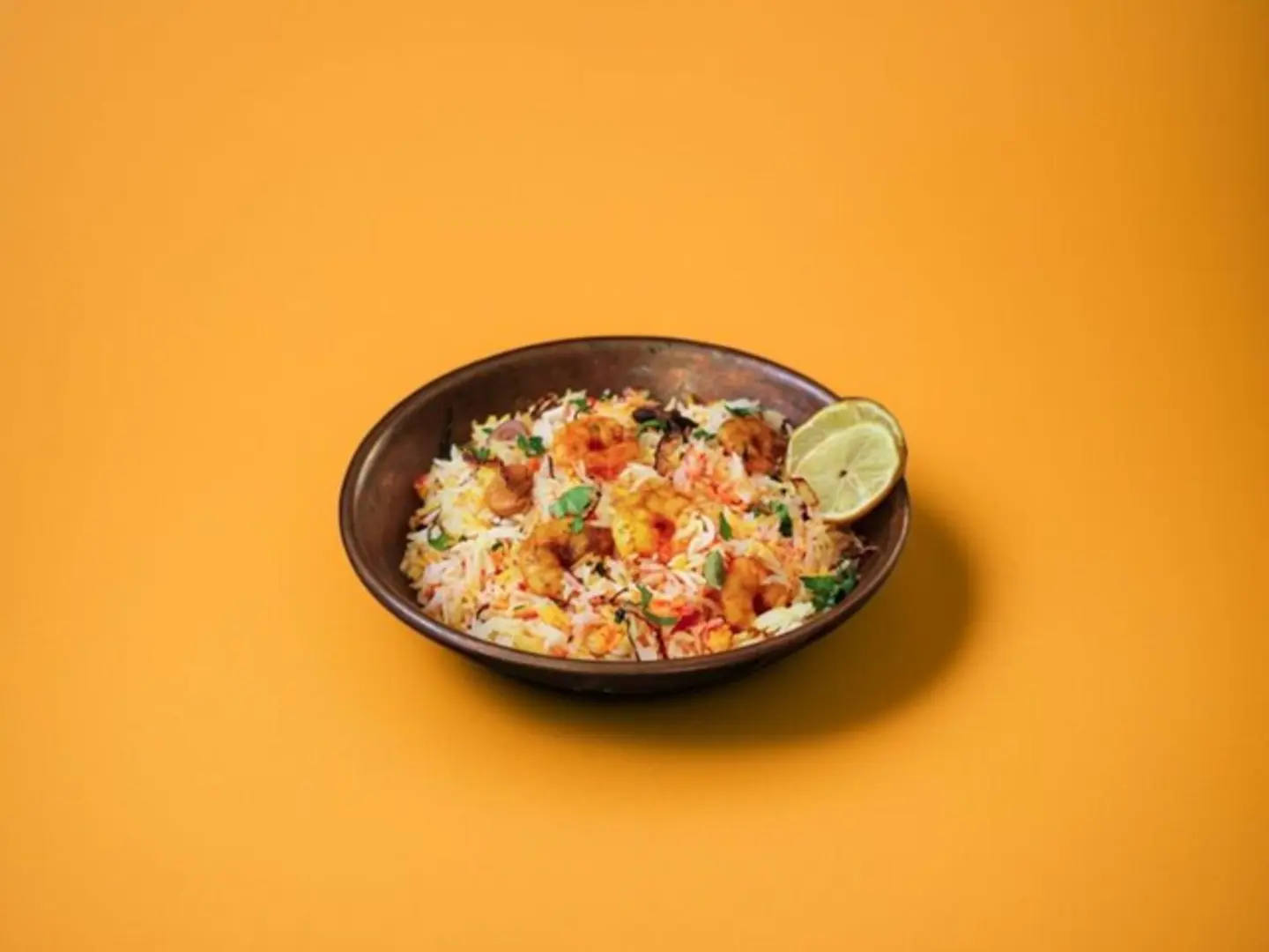 Shrimp Biryani.