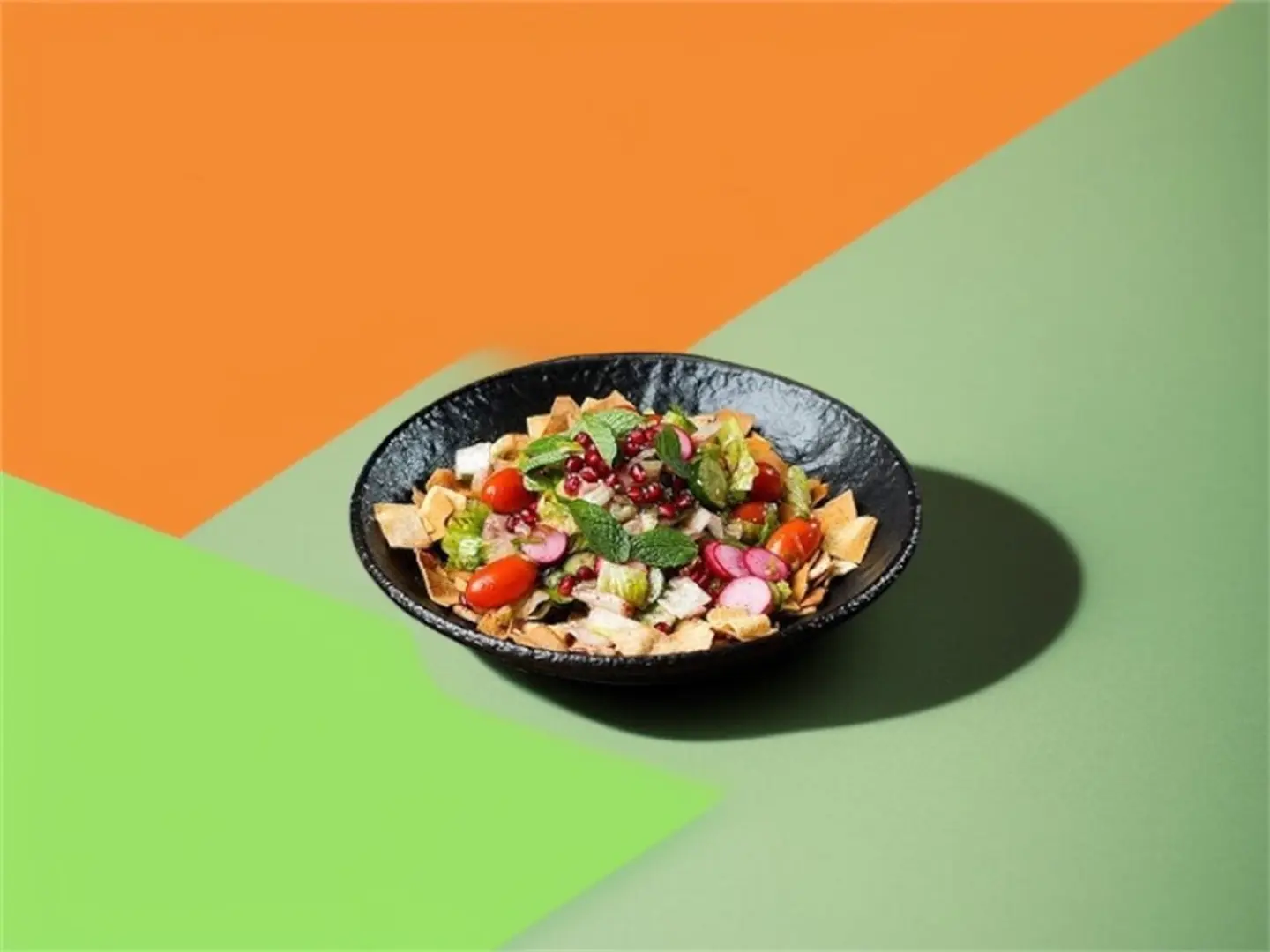 Halloumi Fattoush Salad