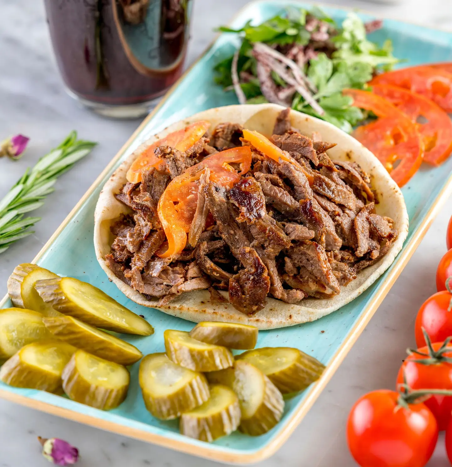 Beef Shawarma Platter