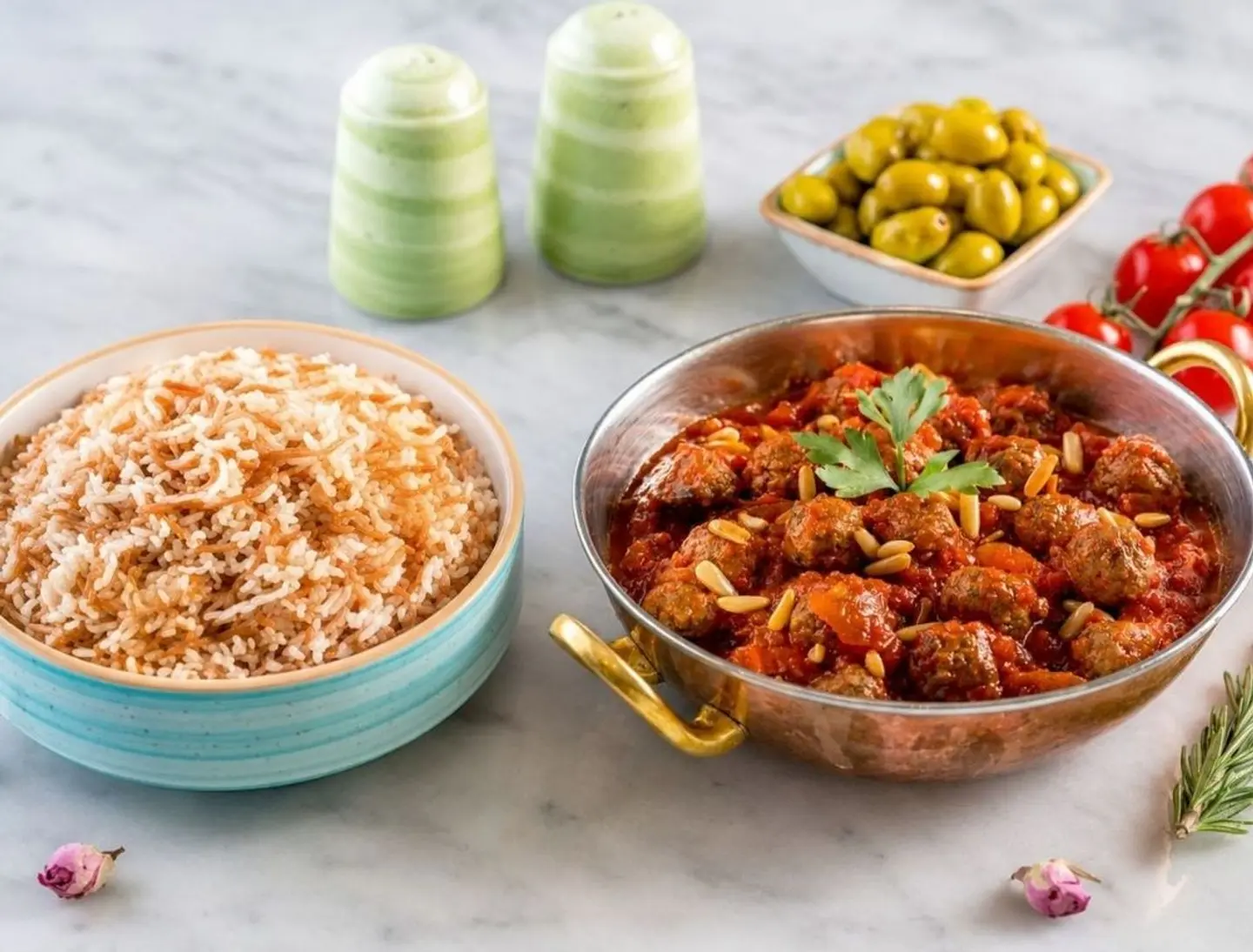 داوود باشا مع الأرز