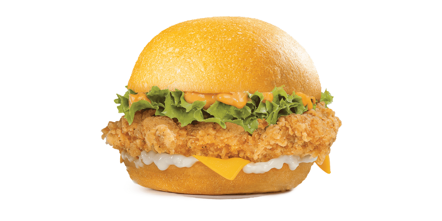 Meltizzr Fried Chicken Burger