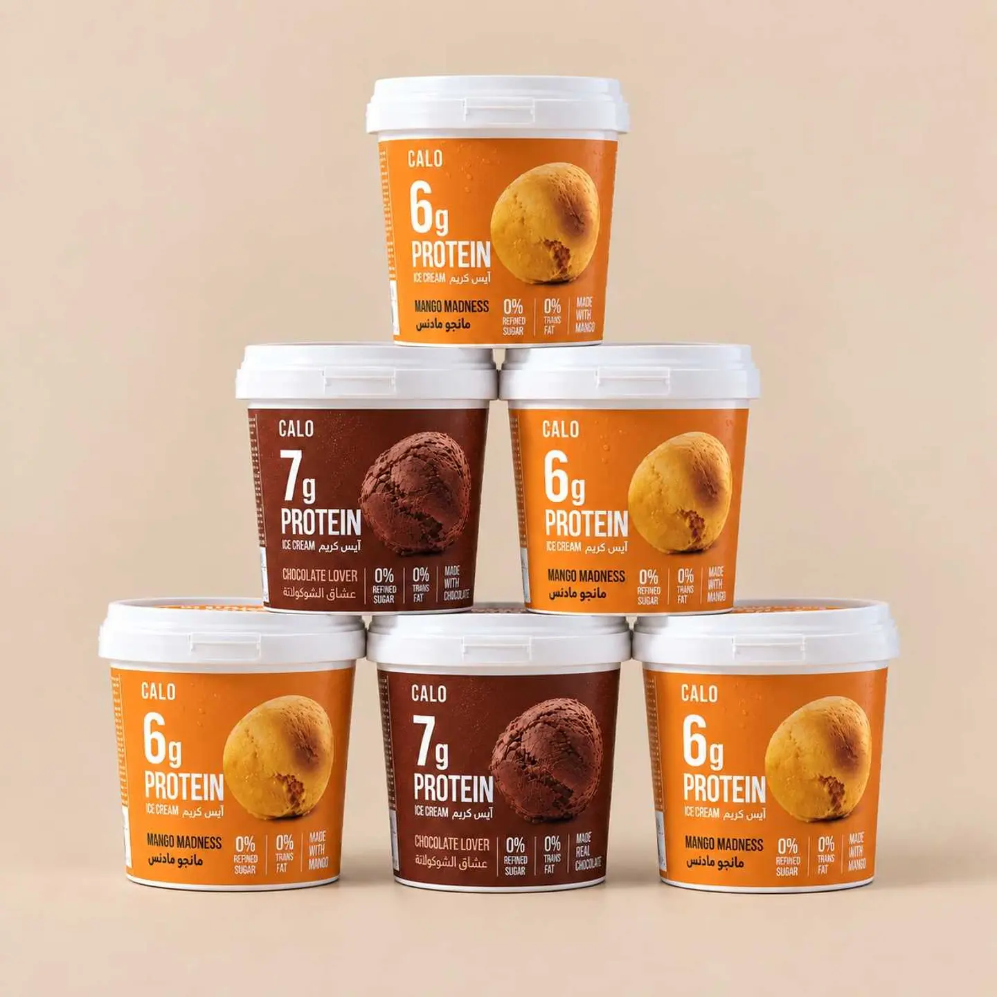 Bundle Of 6   Protein Ice Creams (120ml)