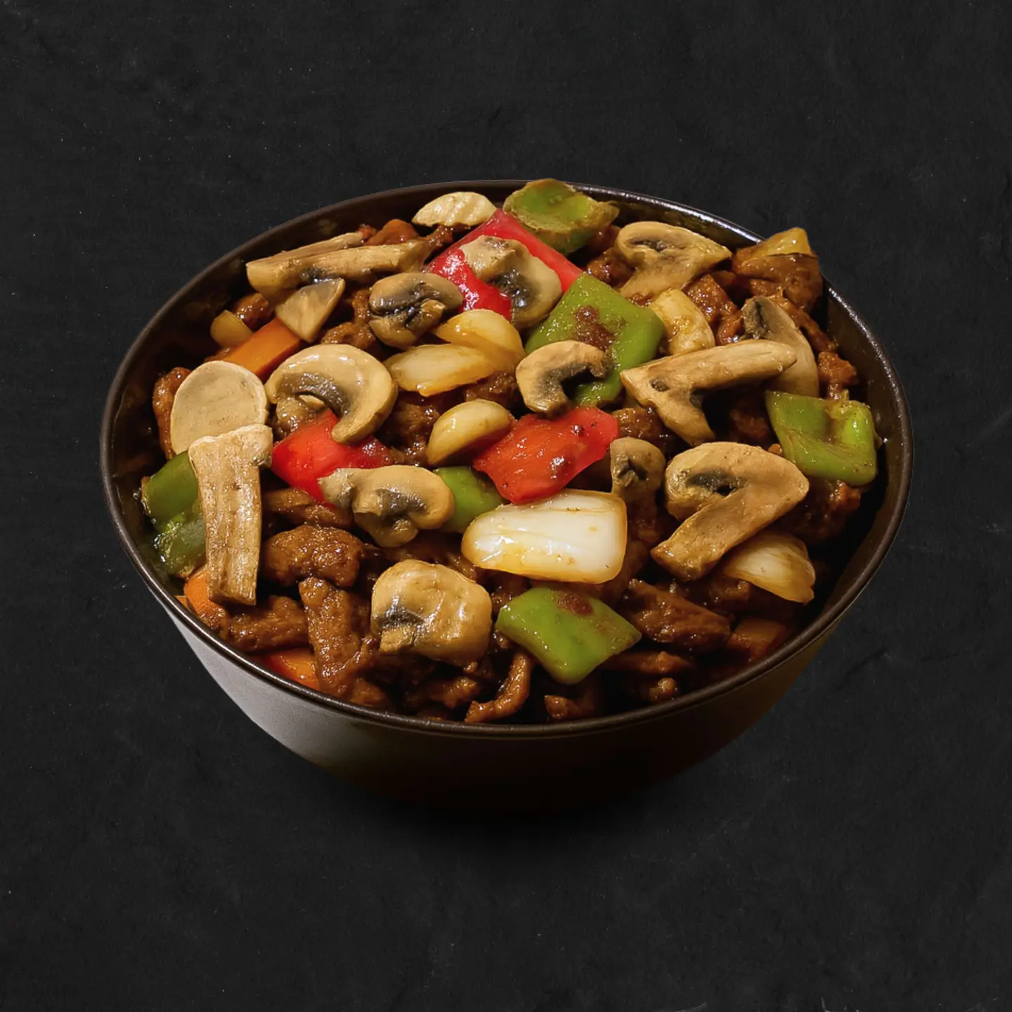 لحم بالفطر عادي