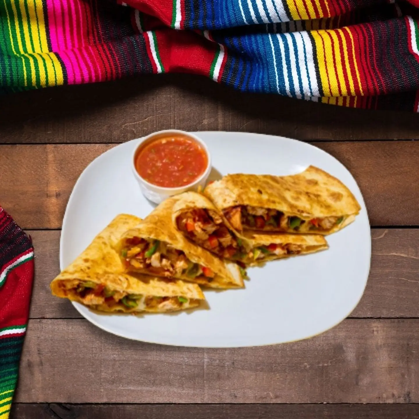 Cheesy Chicken Quesadilla