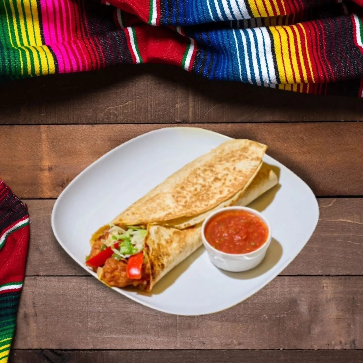 Crunchy Chicken Burrito