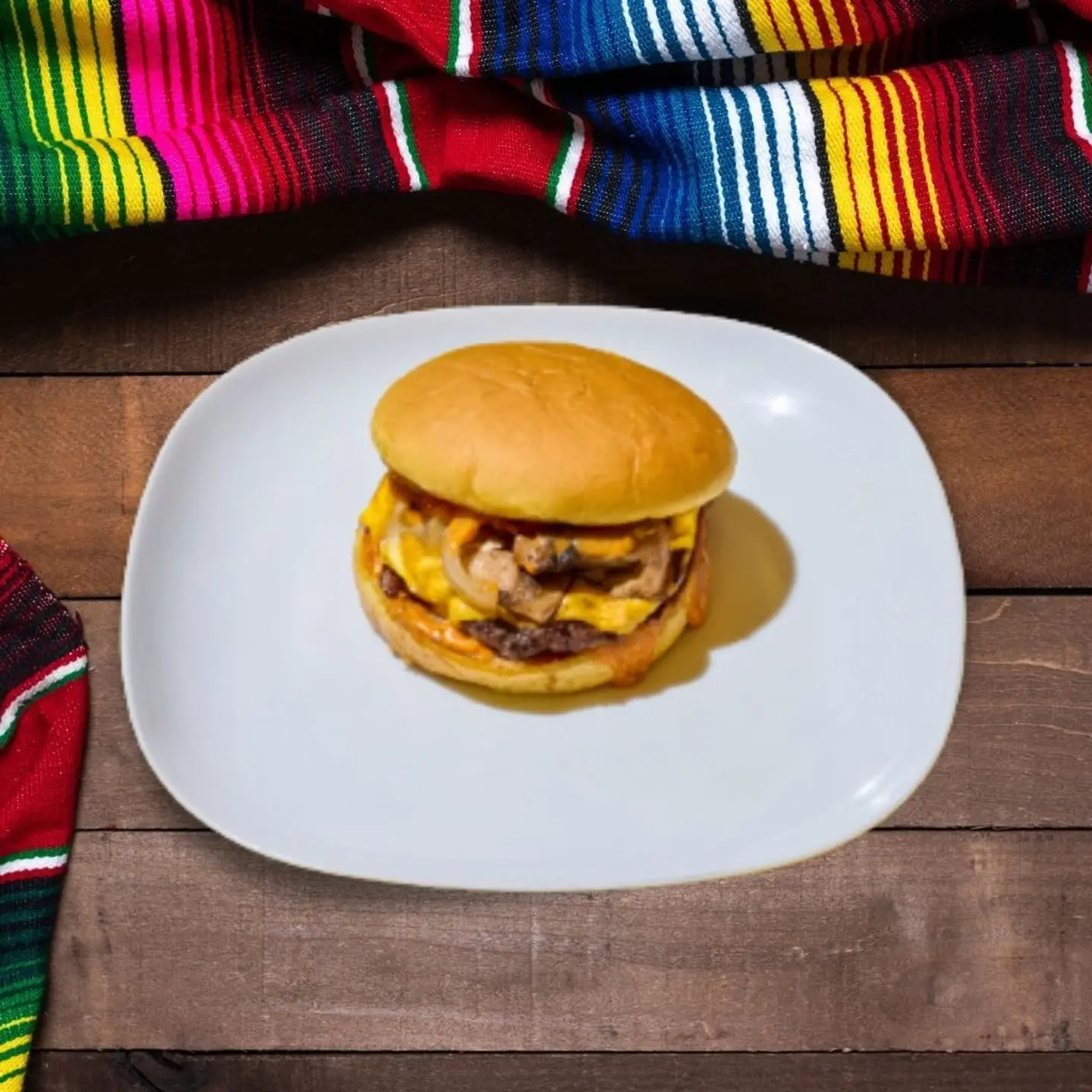 Mushroom Melt Burger