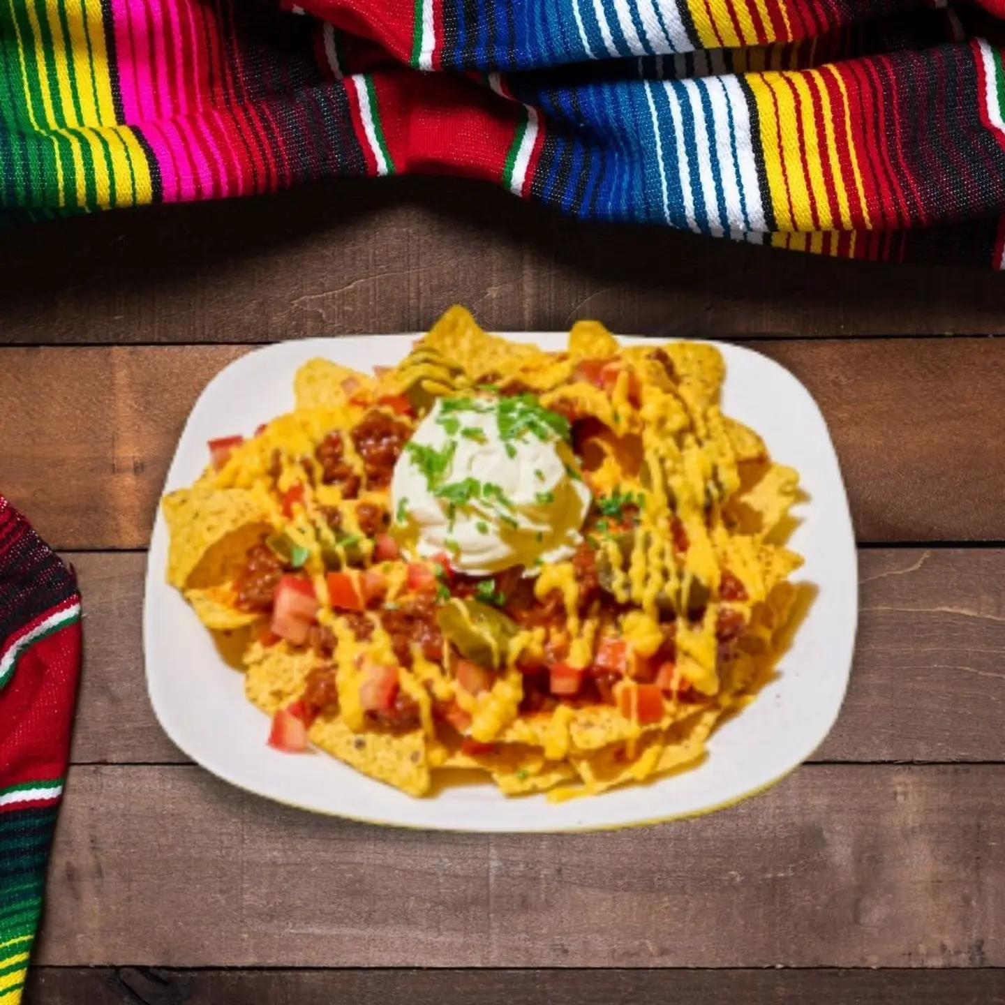 Cheesy Nachos