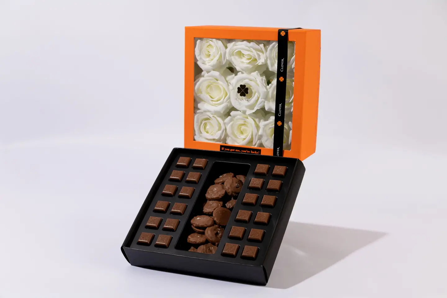 Orange Rose Box