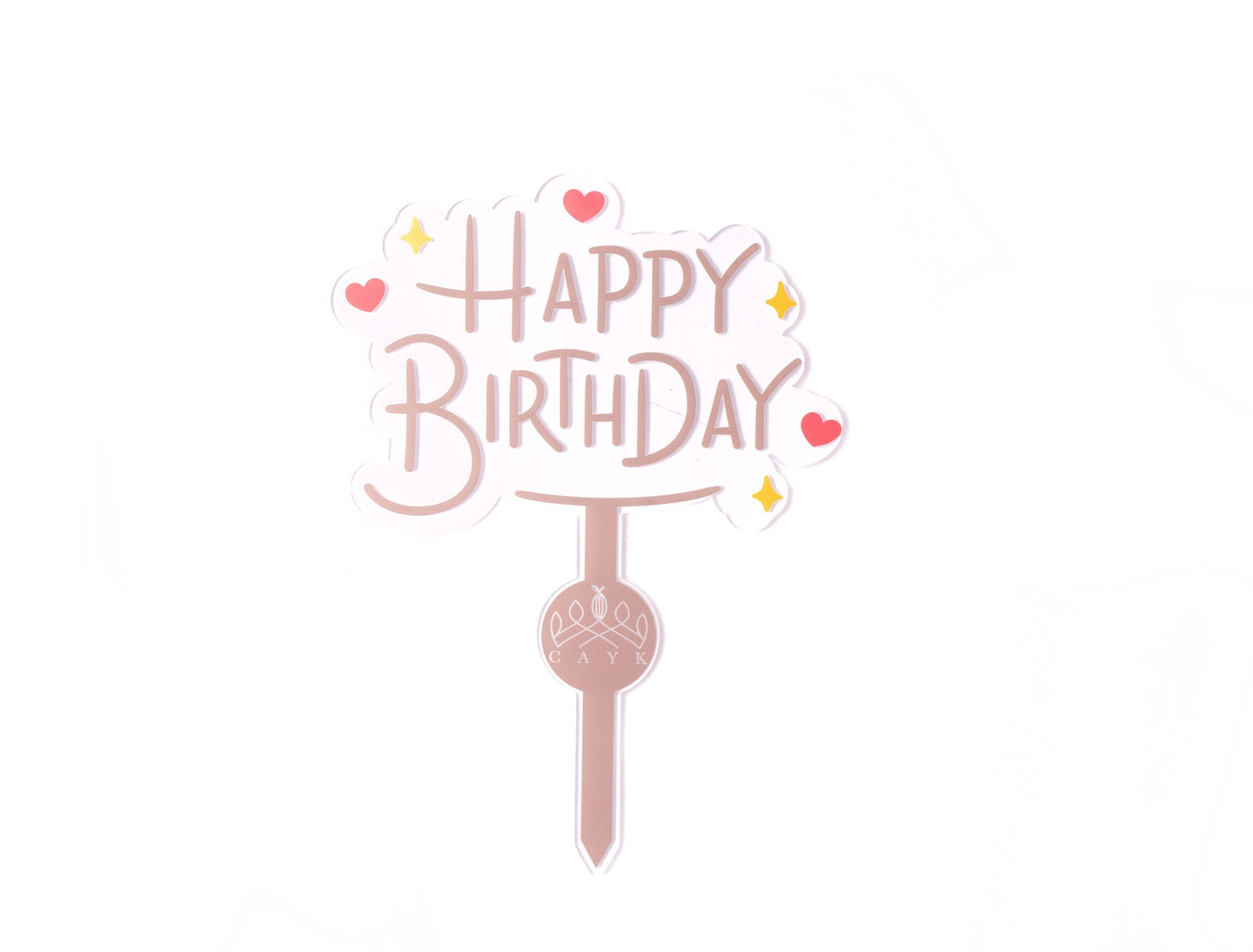 Cake Topper   Happy Birthday