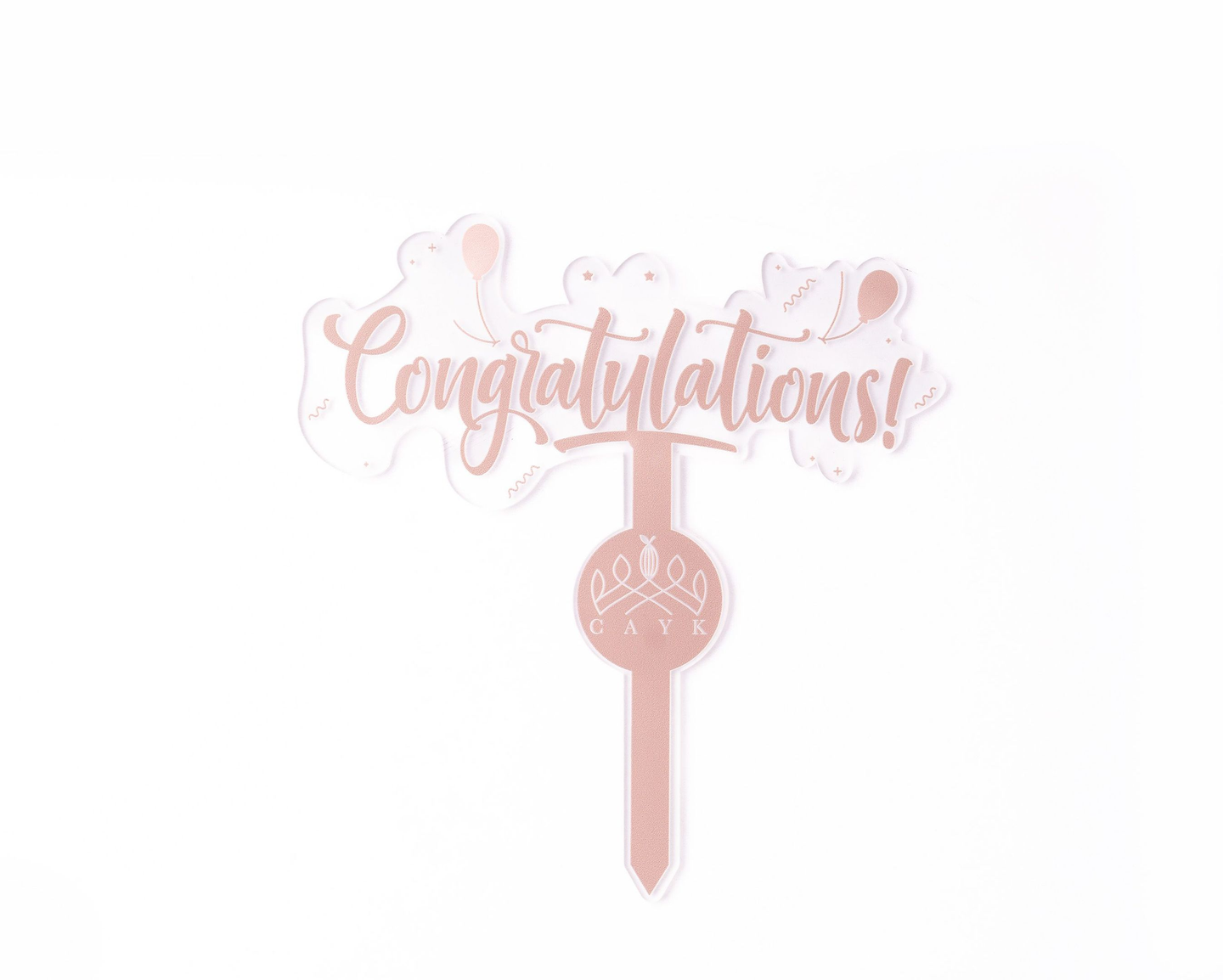 Cake Topper   Congratulations