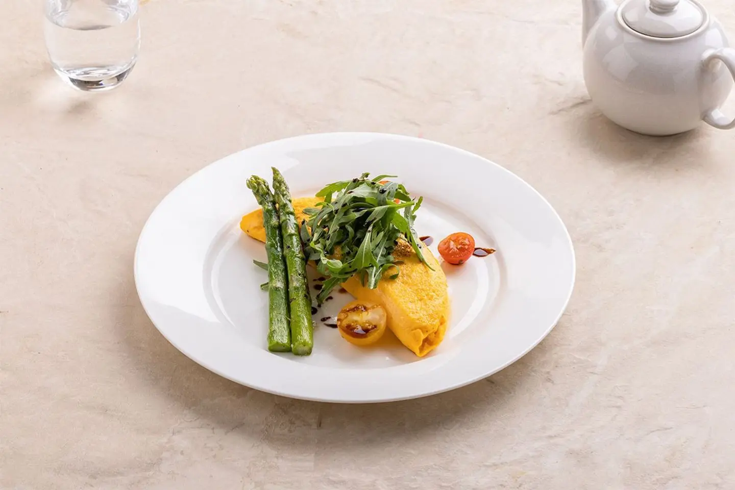 Omelette With Scottish Flaked Salmon