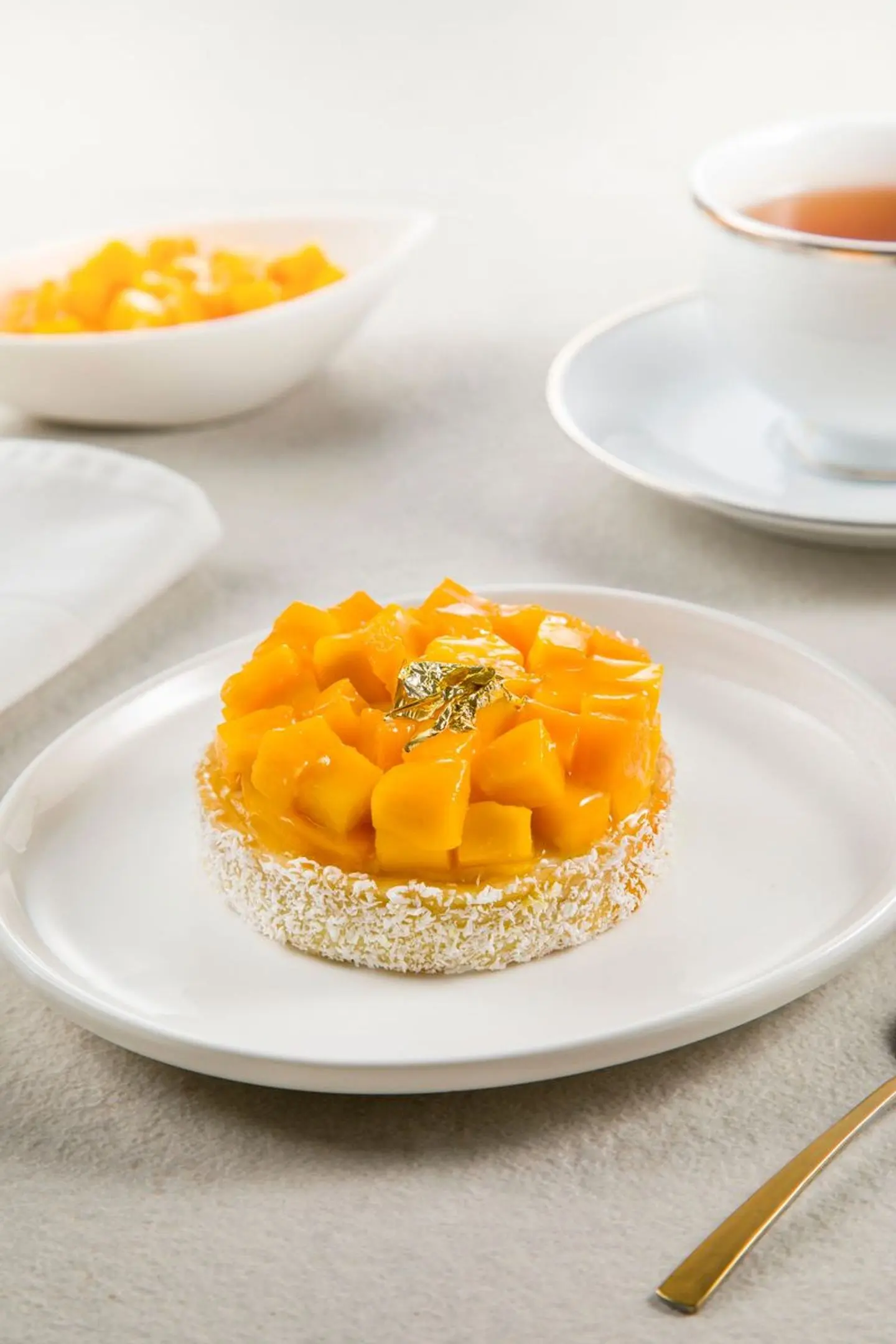 Mango And Coconut Tart