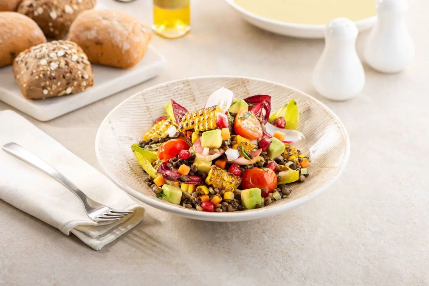 Lentil & Roasted Corn