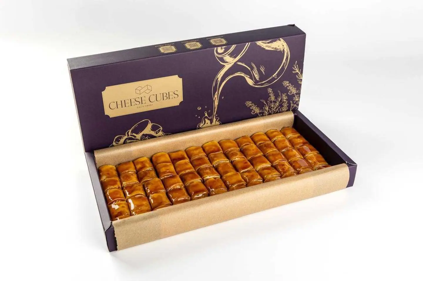 (60 Pieces) Plain Cheese Cubes