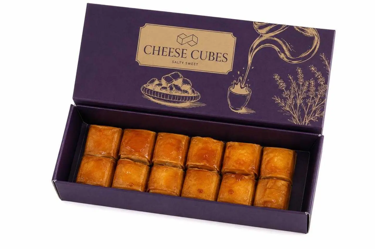 Mini Box Cheese Cubes (12 Pcs)
