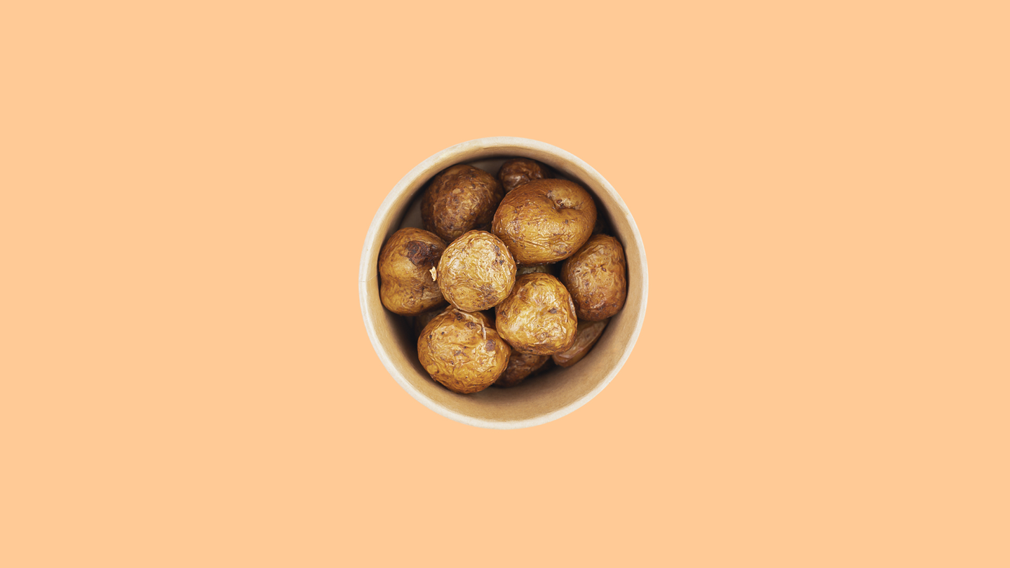 بطاطا صغيرة مشوية ١٢٠ سعرة حرارية